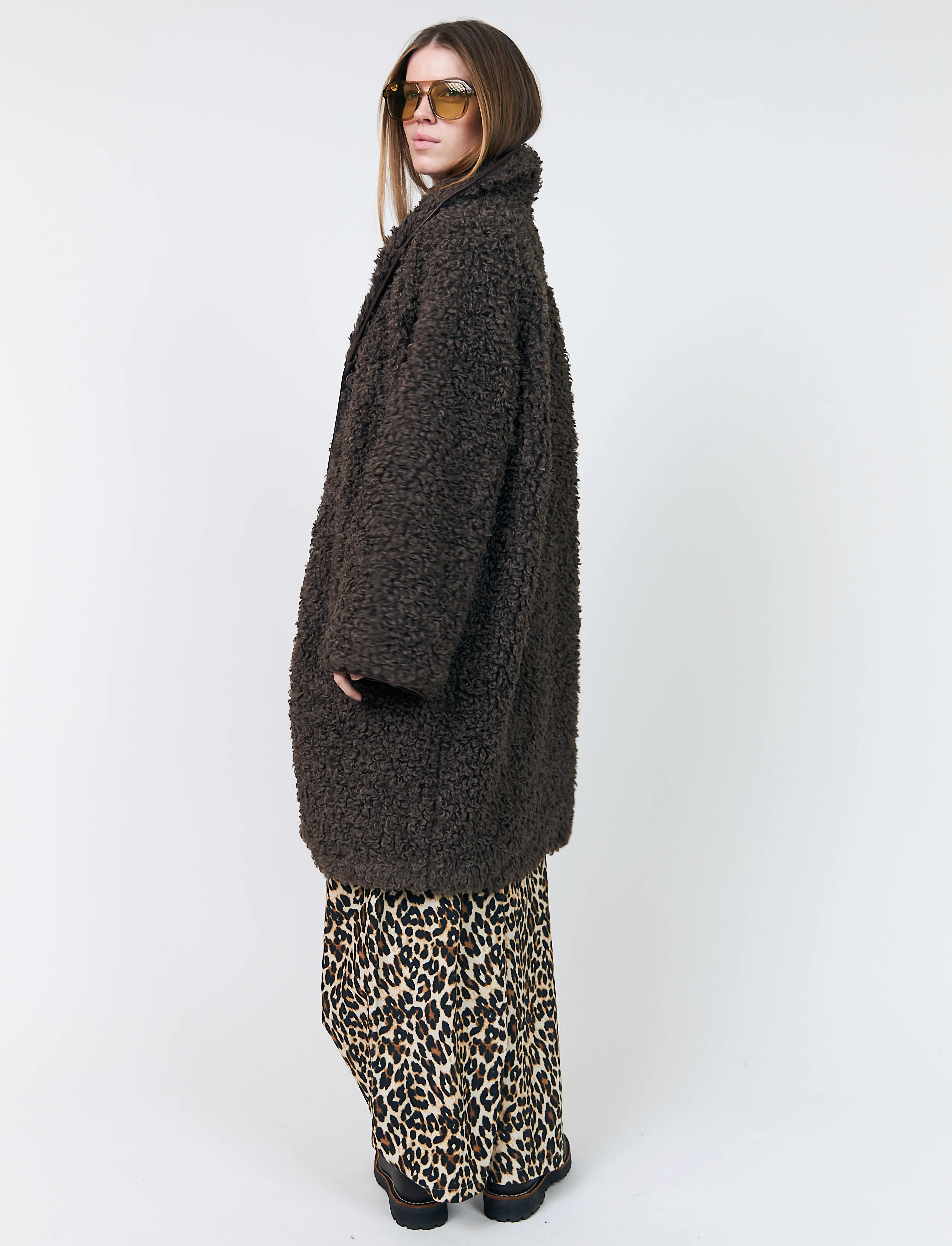 Lollys Laundry - DooLL Jacket LS - kappor - dark mokka - 4