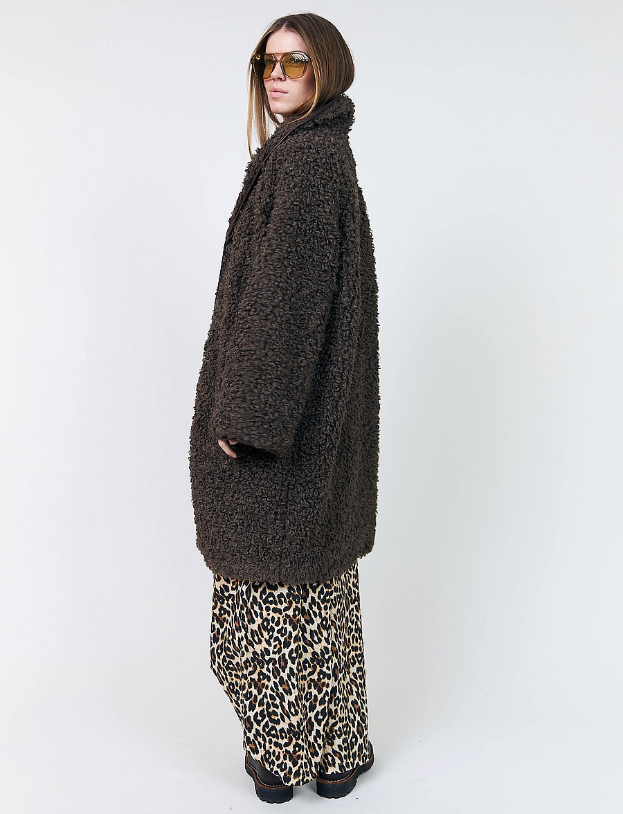 Lollys Laundry - DooLL Jacket LS - kappor - dark mokka - 4