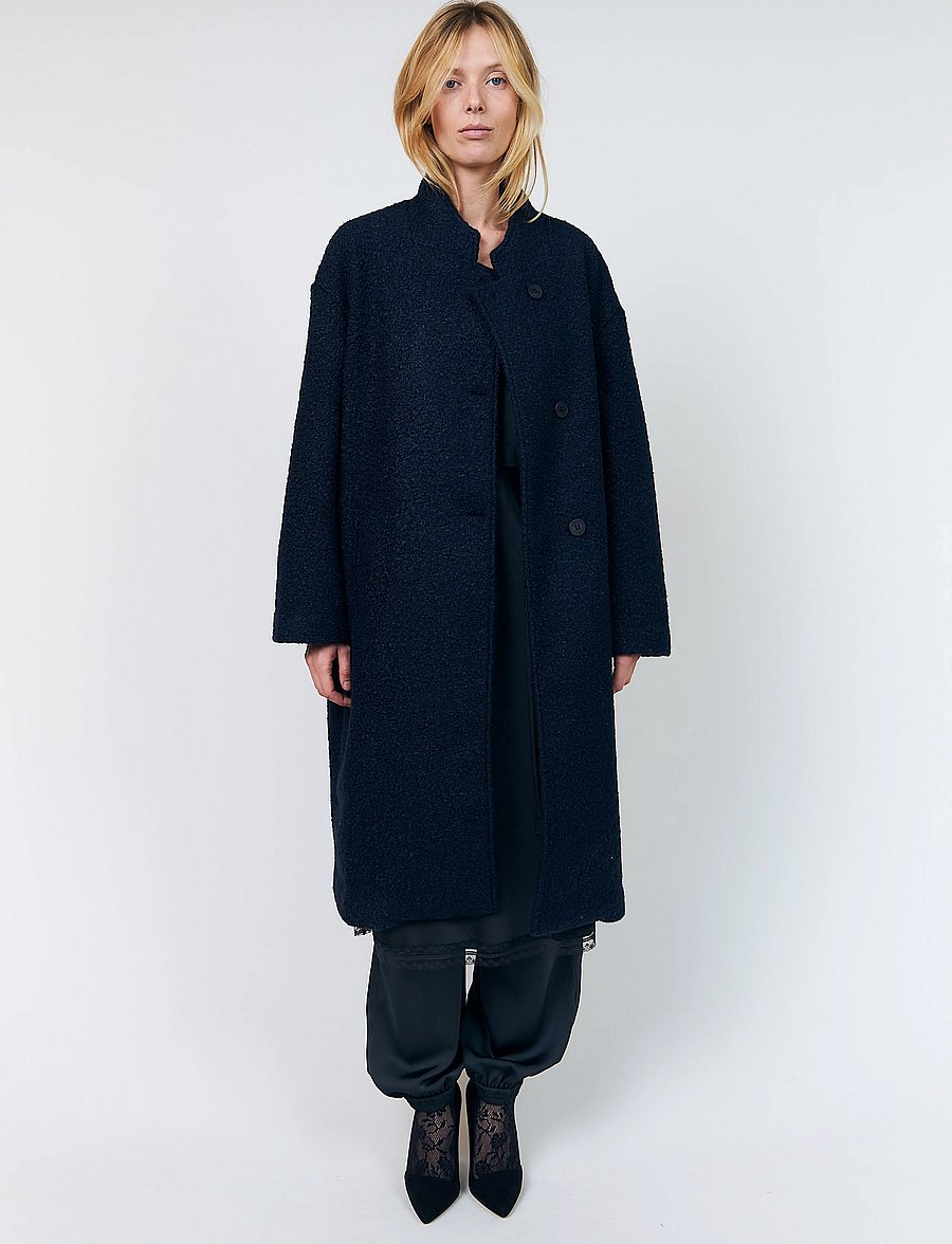 Lollys Laundry - KayaLL Coat LS - kappor - dark navy - 0