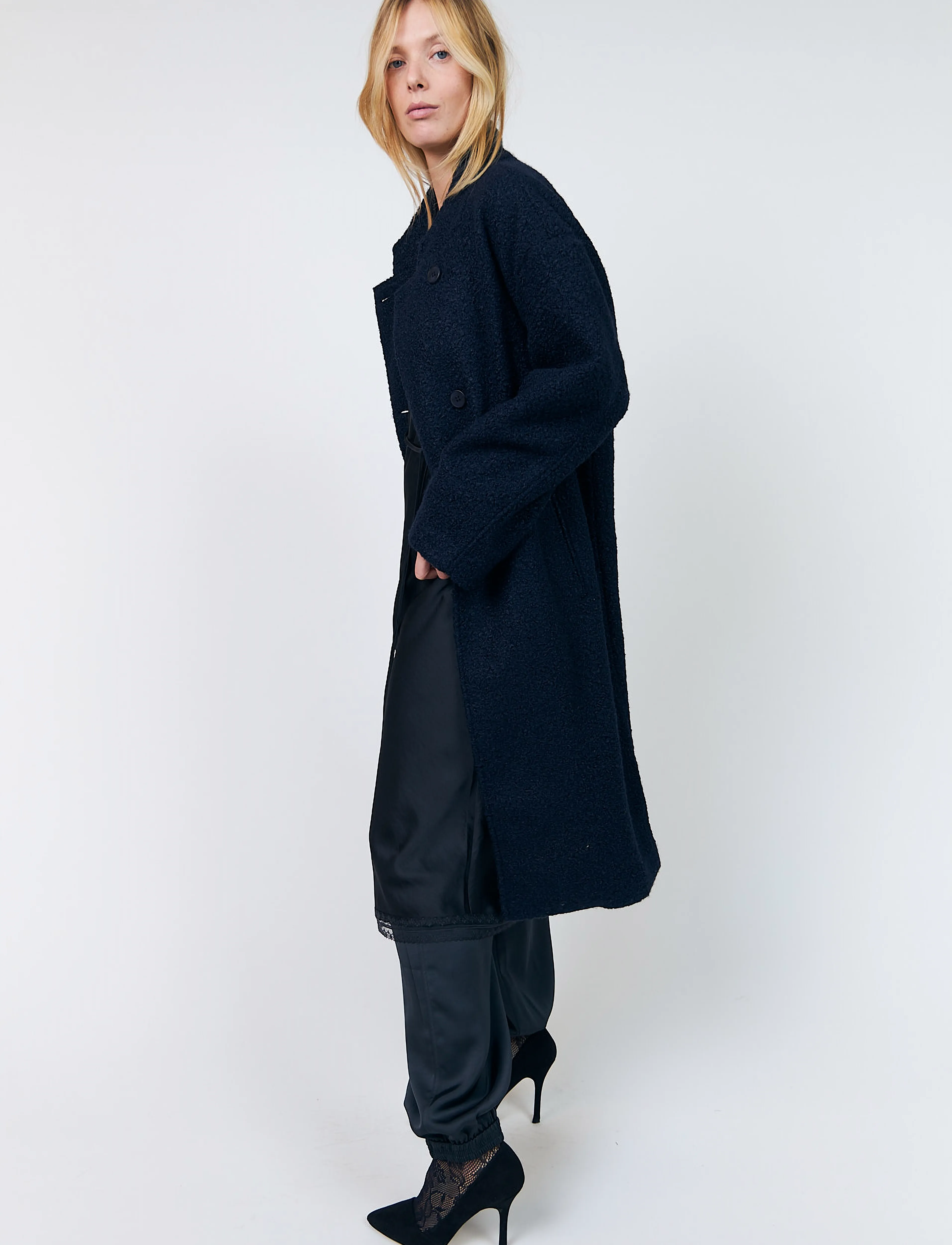 Lollys Laundry - KayaLL Coat LS - kappor - dark navy - 4
