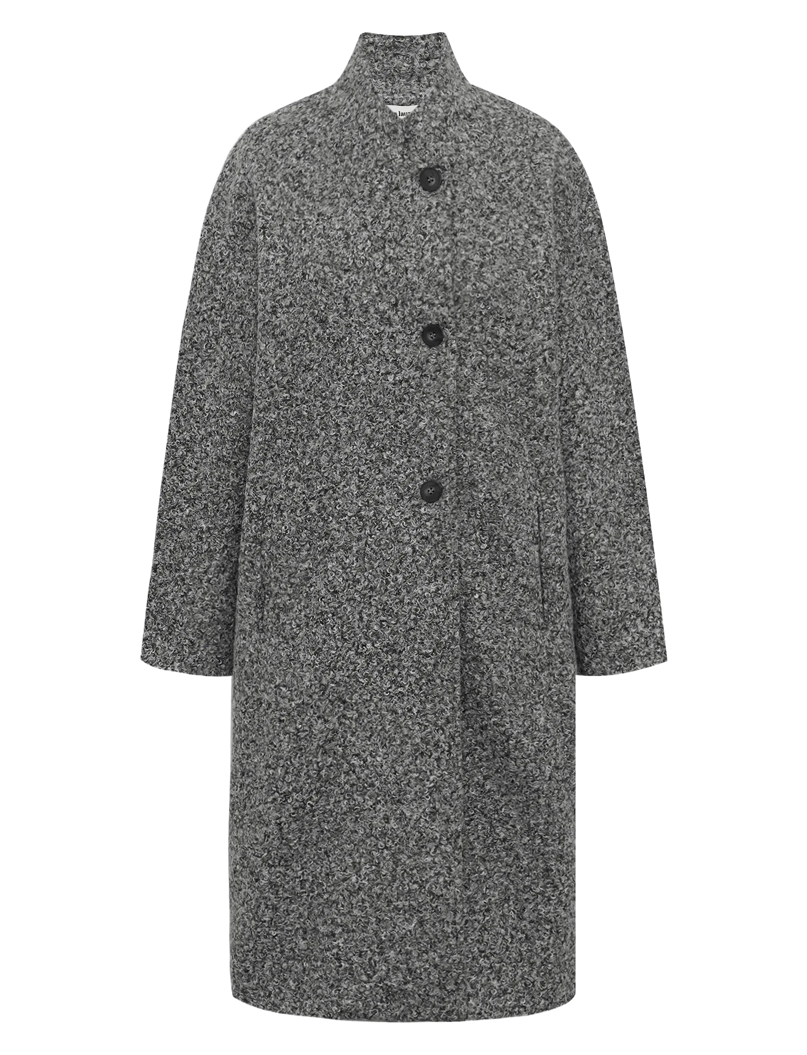 Lollys Laundry - KayaLL Coat LS - kappor - grey melange - 1