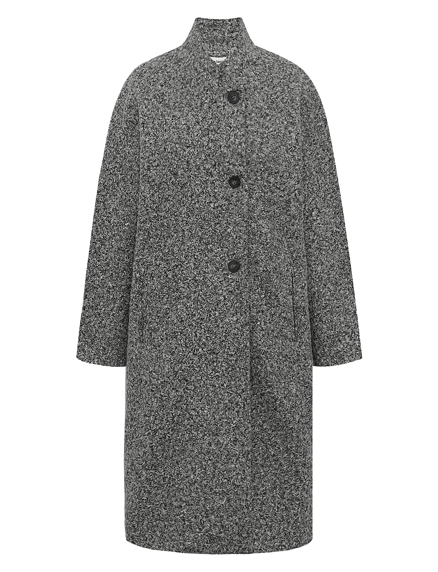 Lollys Laundry - KayaLL Coat LS - kappor - grey melange - 1
