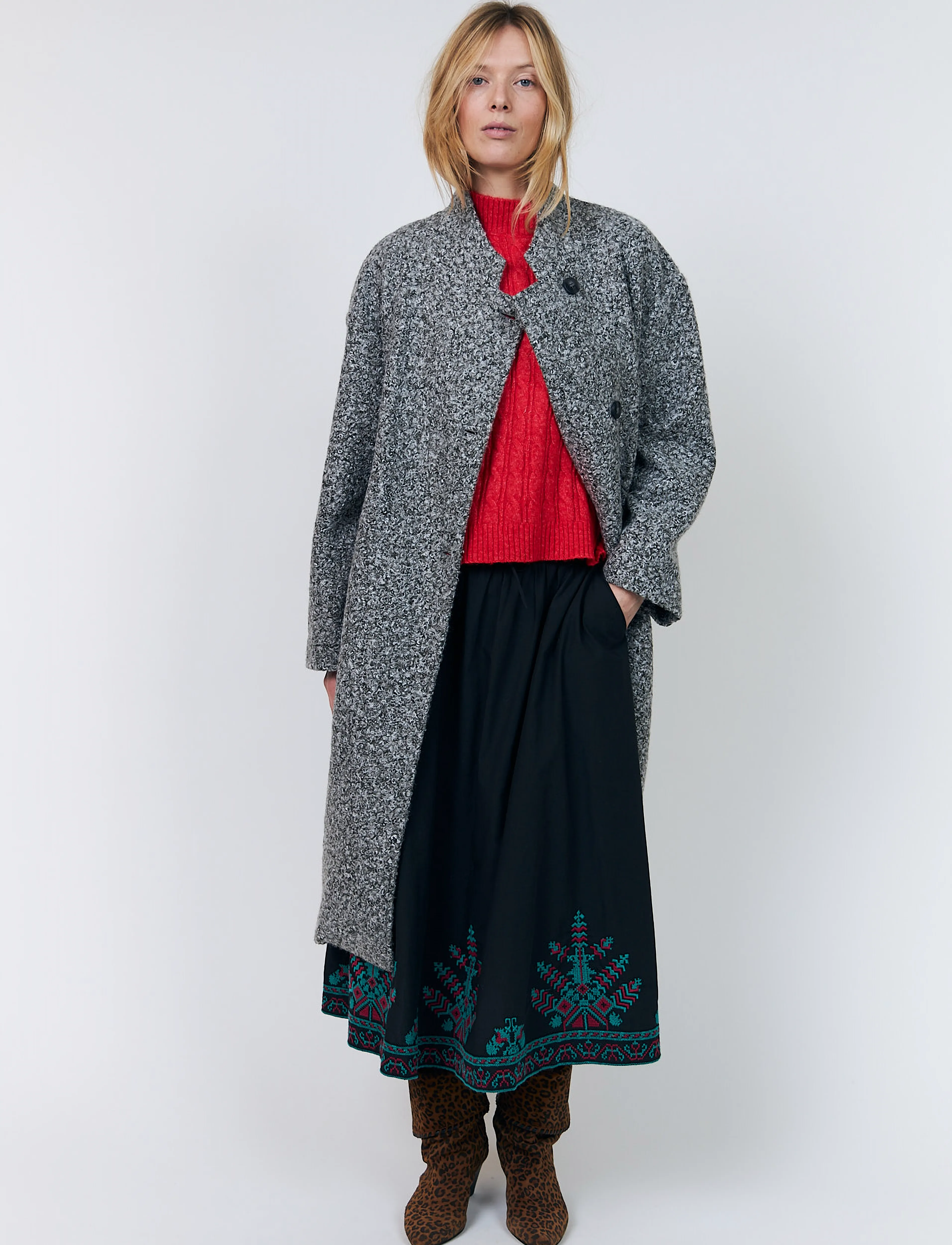 Lollys Laundry KayaLL Coat LS - Lollys Laundry - GREY MELANGE / grey