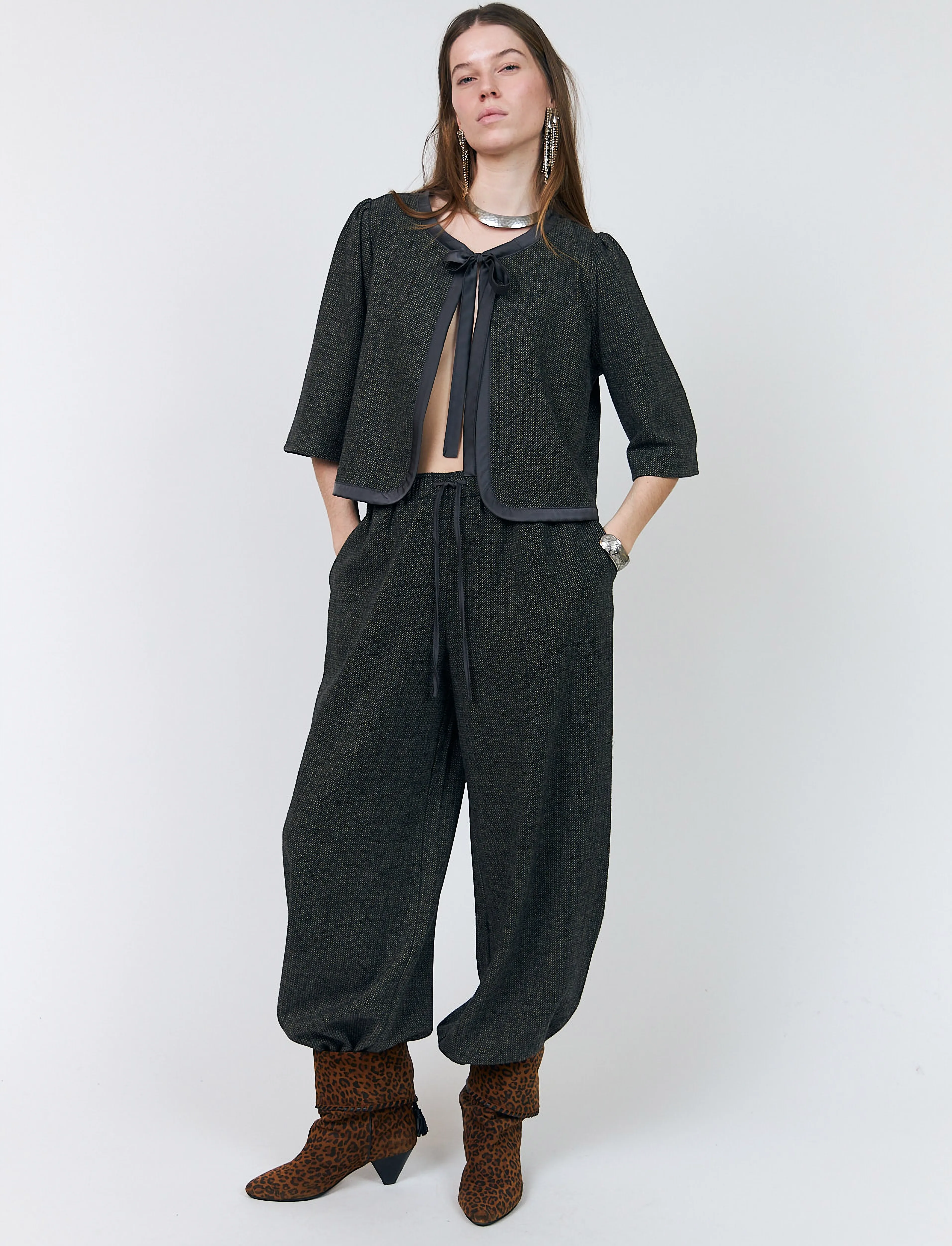 Lollys Laundry PiperLL Pants - Lollys Laundry - DARK MOKKA / brown