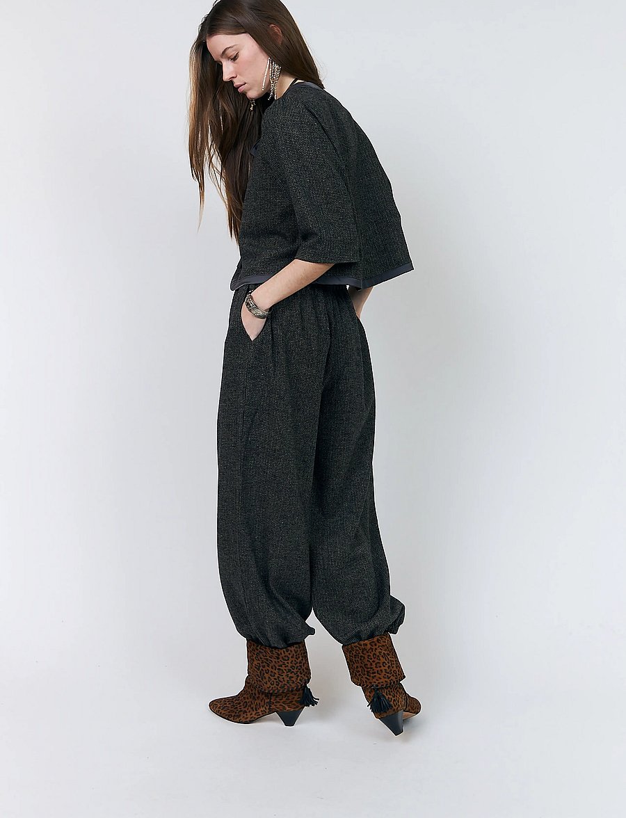 Lollys Laundry - PiperLL Pants - barrelbyxor - dark mokka - 3