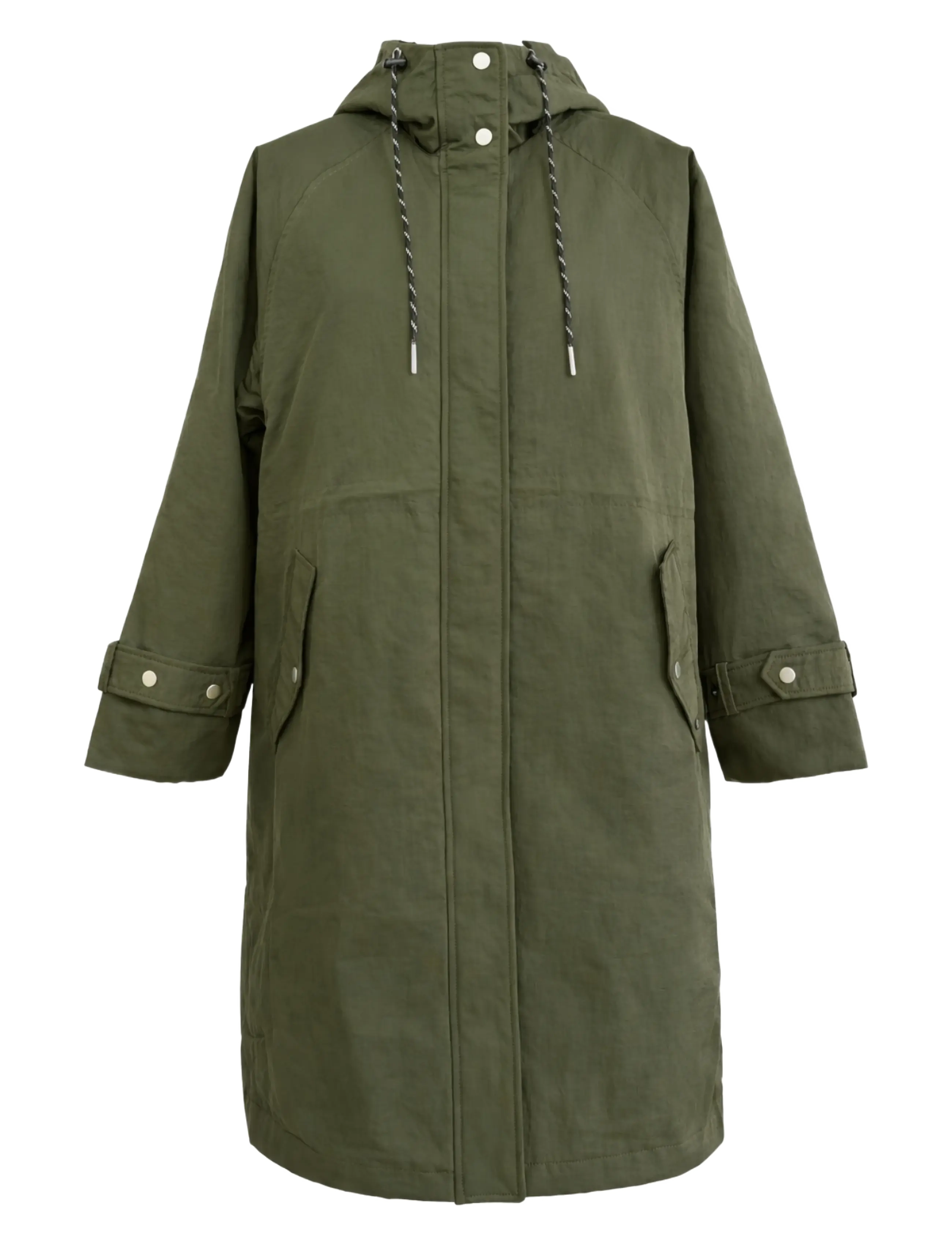 Lollys Laundry - SheaLL Coat Long LS - winter jackets - dark green - 1