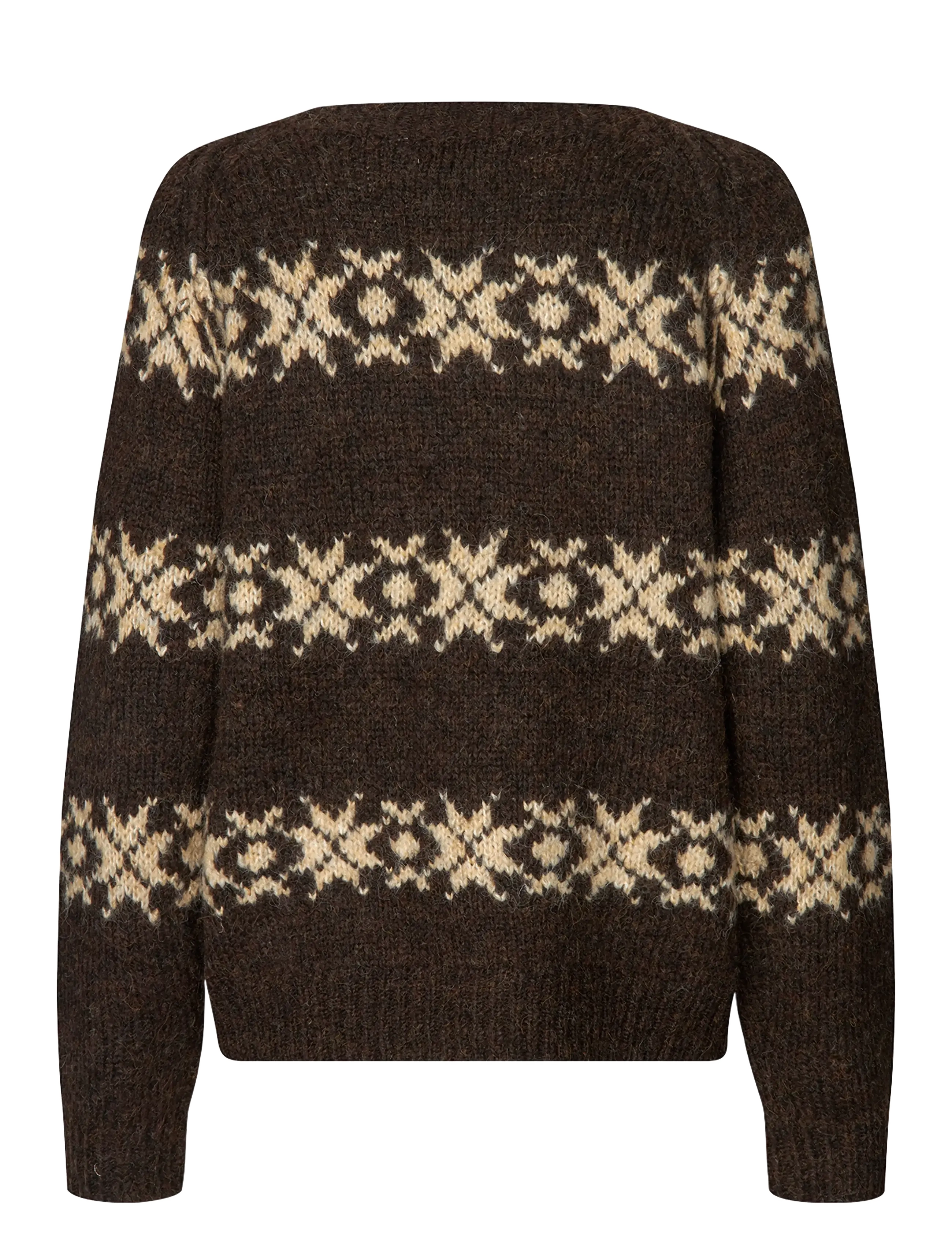 Lollys Laundry - LattieLL Knit LS - dark mokka - 2