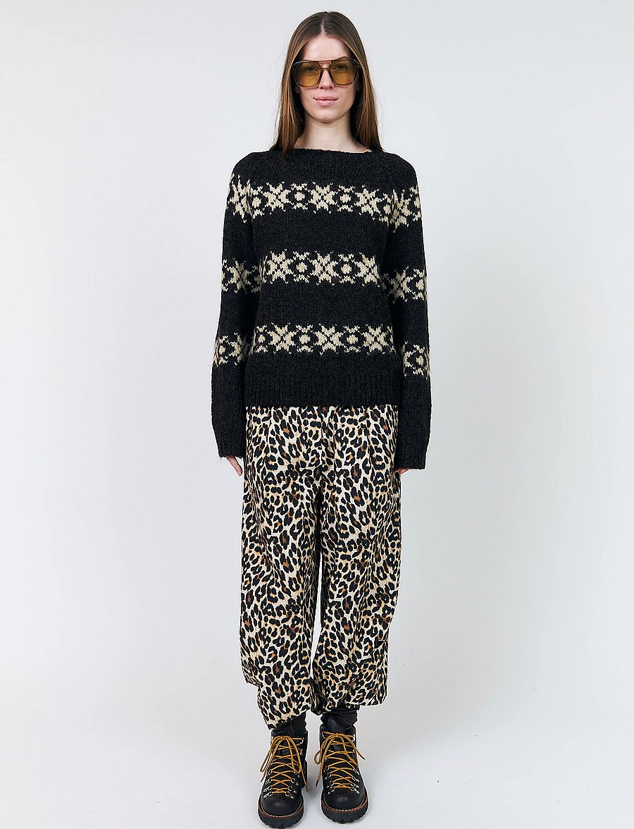 Lollys Laundry - LattieLL Knit LS - dark mokka - 0