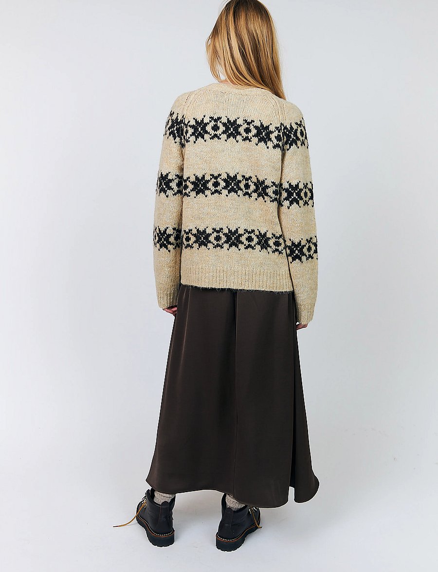 Lollys Laundry - PadovaLL Cardigan Knit LS - koftor - creme - 3