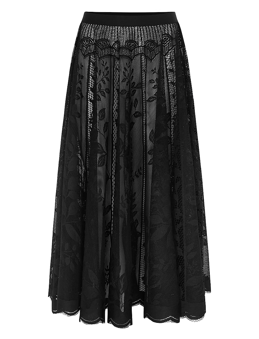 Lollys Laundry - CollinsLL Midi Skirt - maxikjolar - black - 1