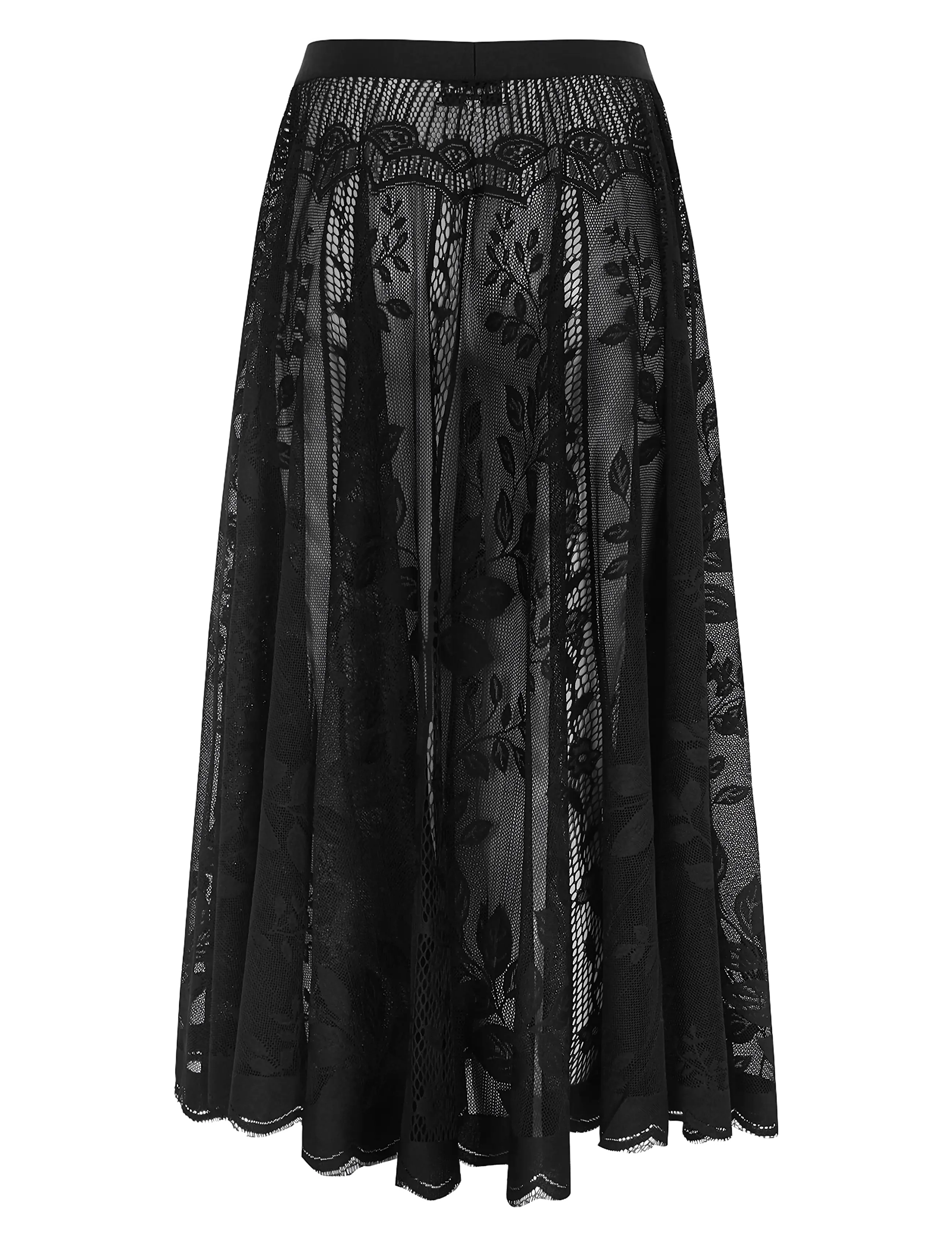 Lollys Laundry - CollinsLL Midi Skirt - maxikjolar - black - 2