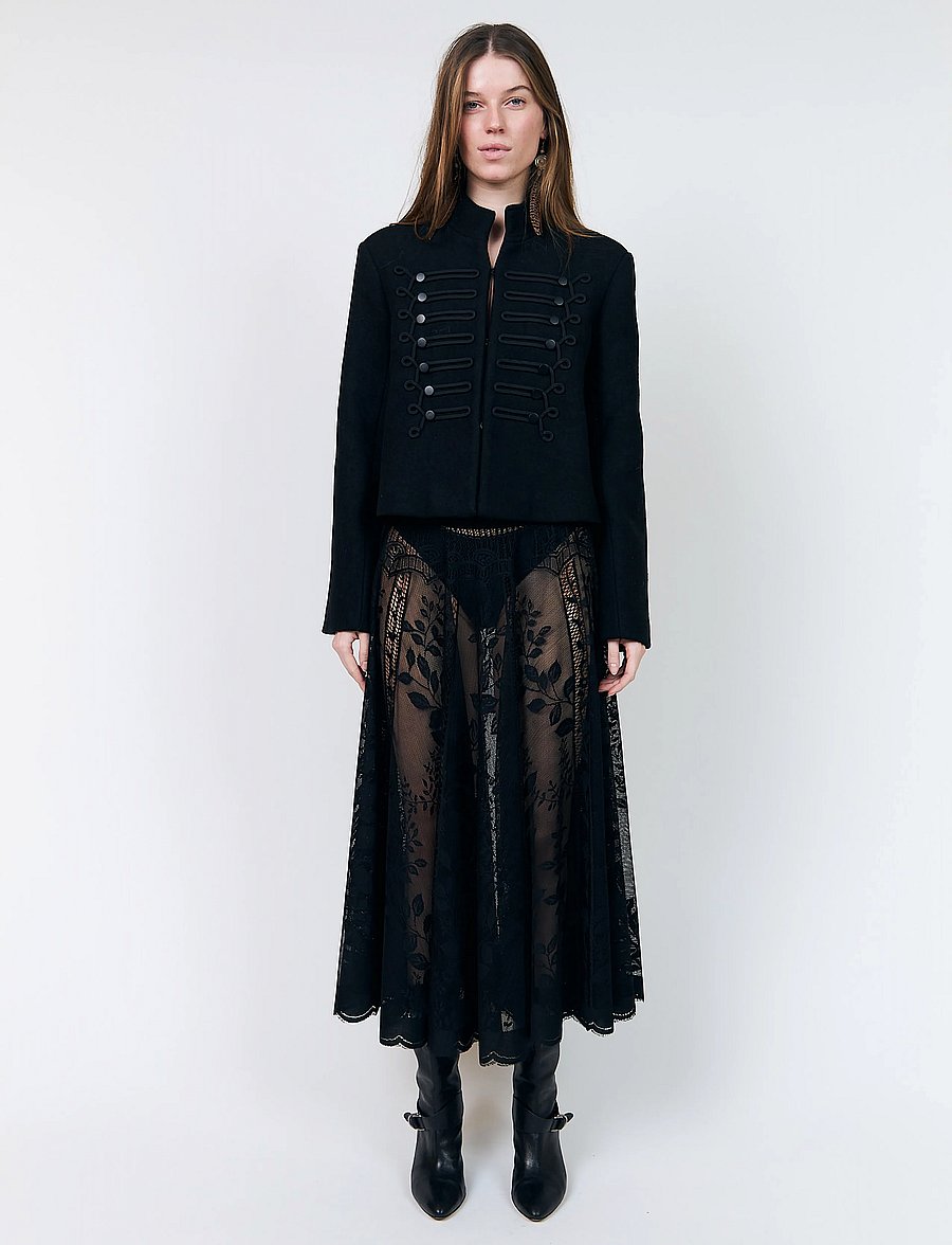 Lollys Laundry - CollinsLL Midi Skirt - maxikjolar - black - 0