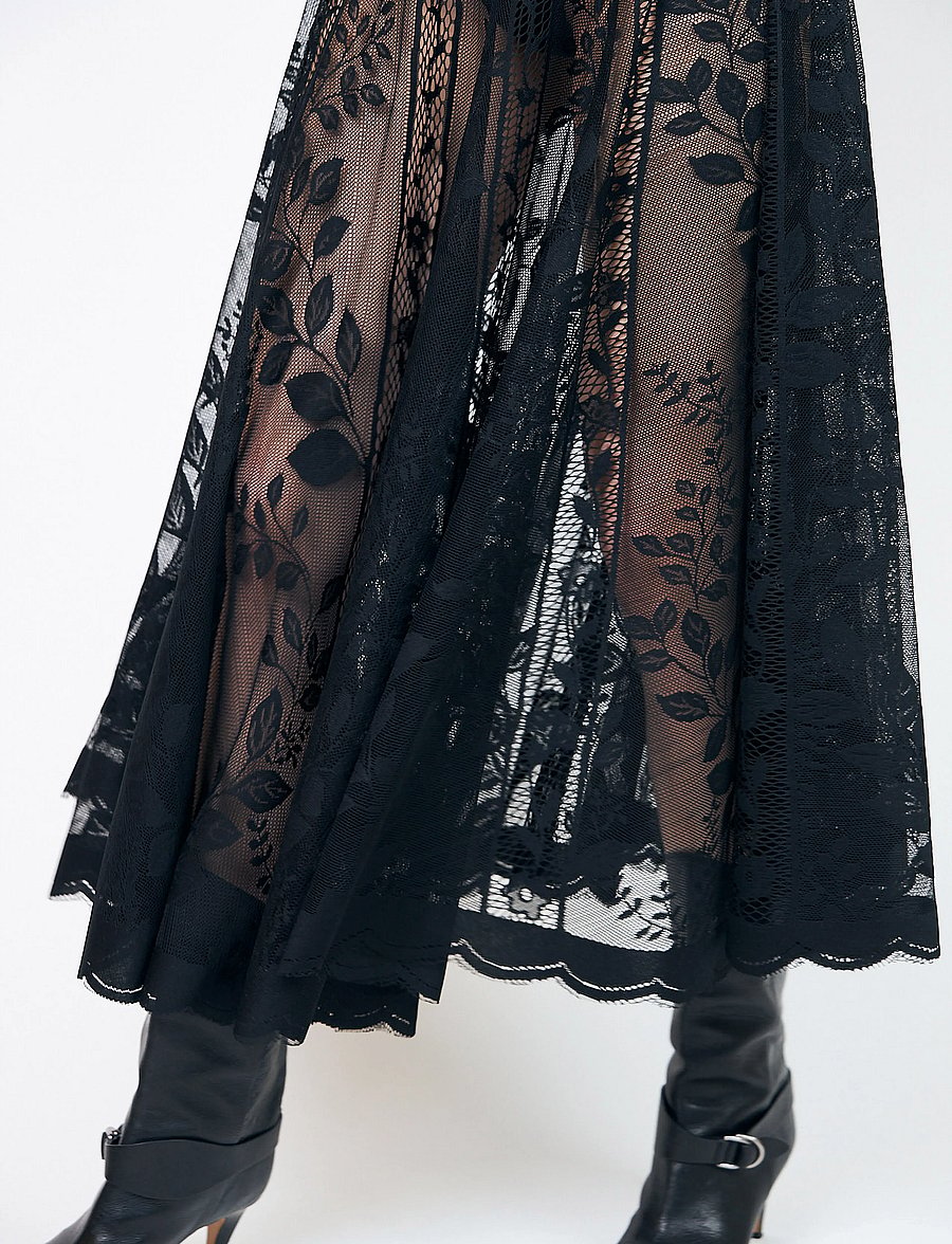 Lollys Laundry - CollinsLL Midi Skirt - maxikjolar - black - 4