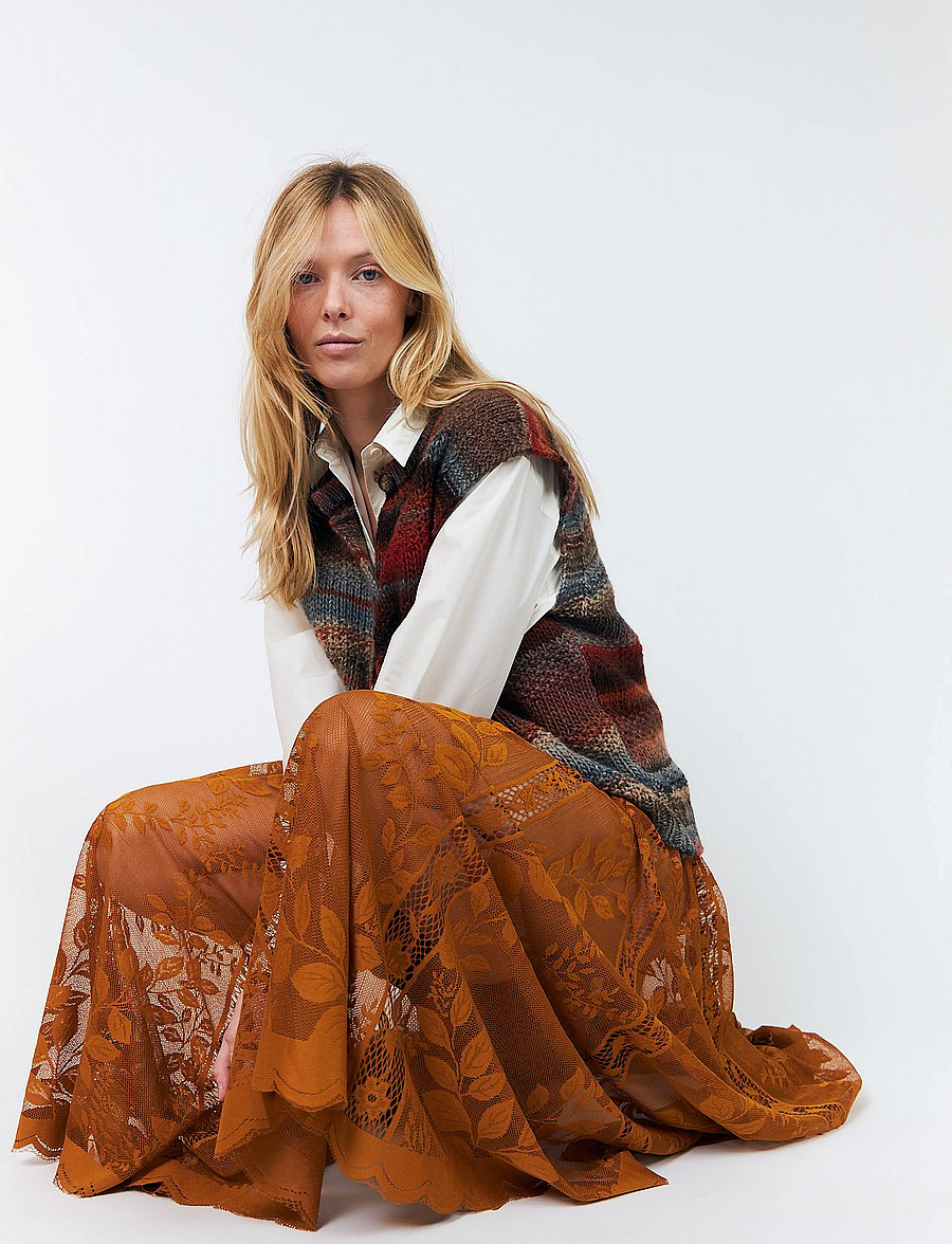 Lollys Laundry - CollinsLL Midi Skirt - maxikjolar - rust - 4