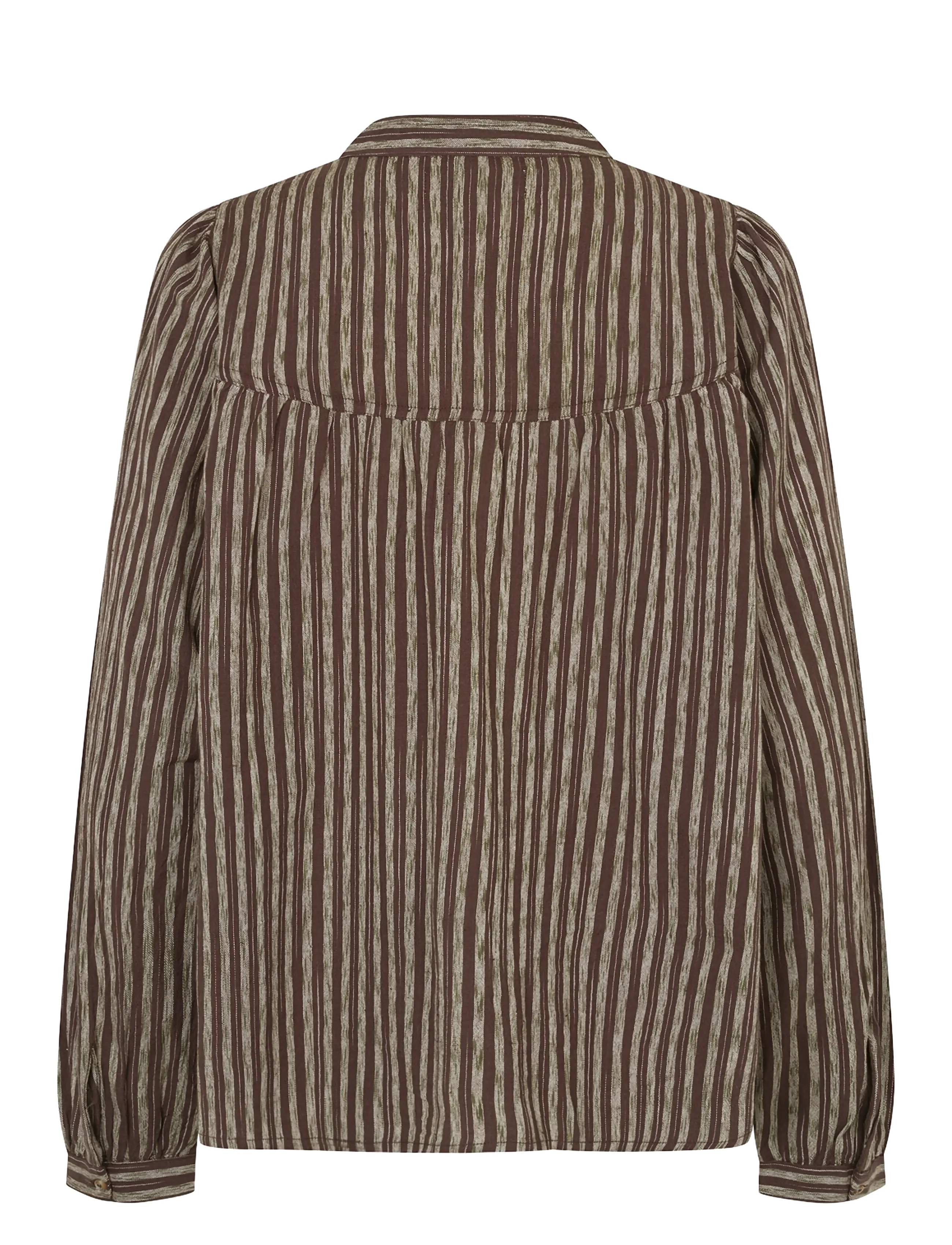 Lollys Laundry - NickyLL Shirt LS - långärmade skjortor - dark mokka - 2