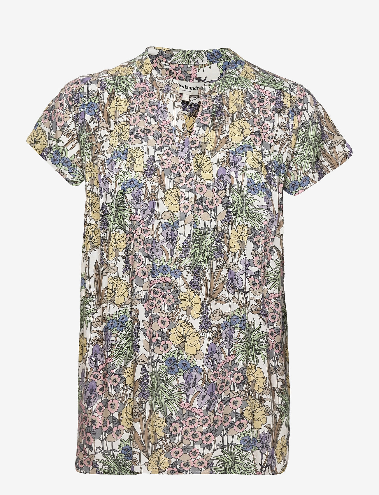 Lollys Laundry - Heather Top - kortærmede bluser - 74 flower print - 0