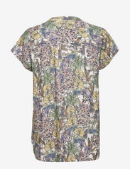Lollys Laundry - Heather Top - short-sleeved blouses - 74 flower print - 1