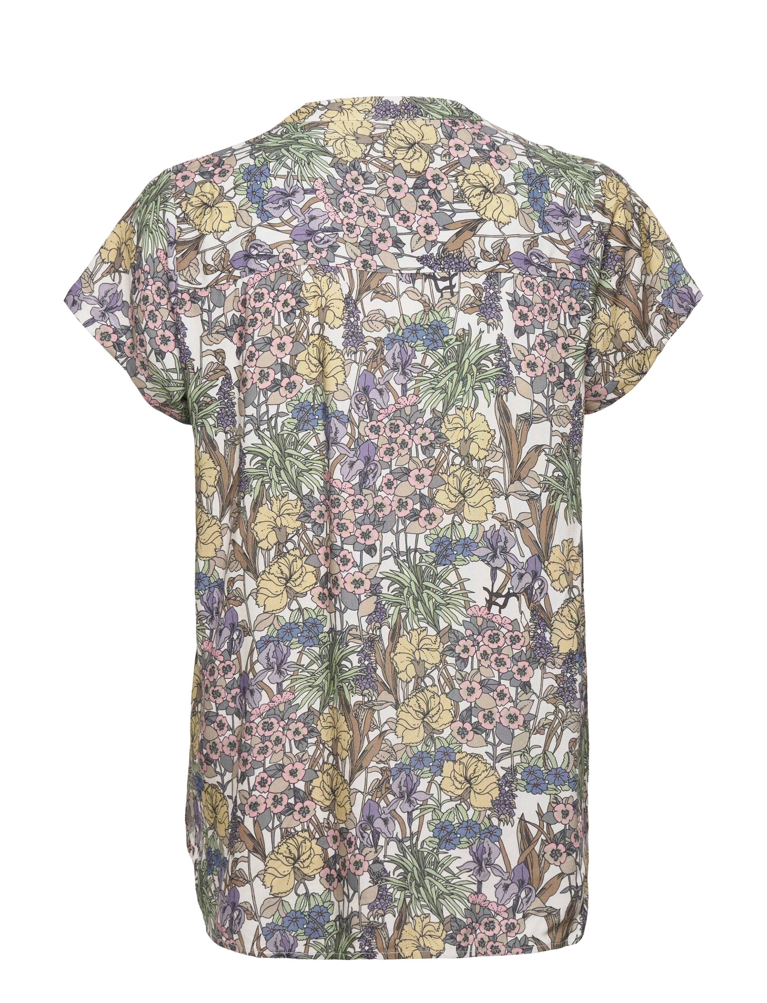 Lollys Laundry - Heather Top - kurzämlige blusen - 74 flower print - 1