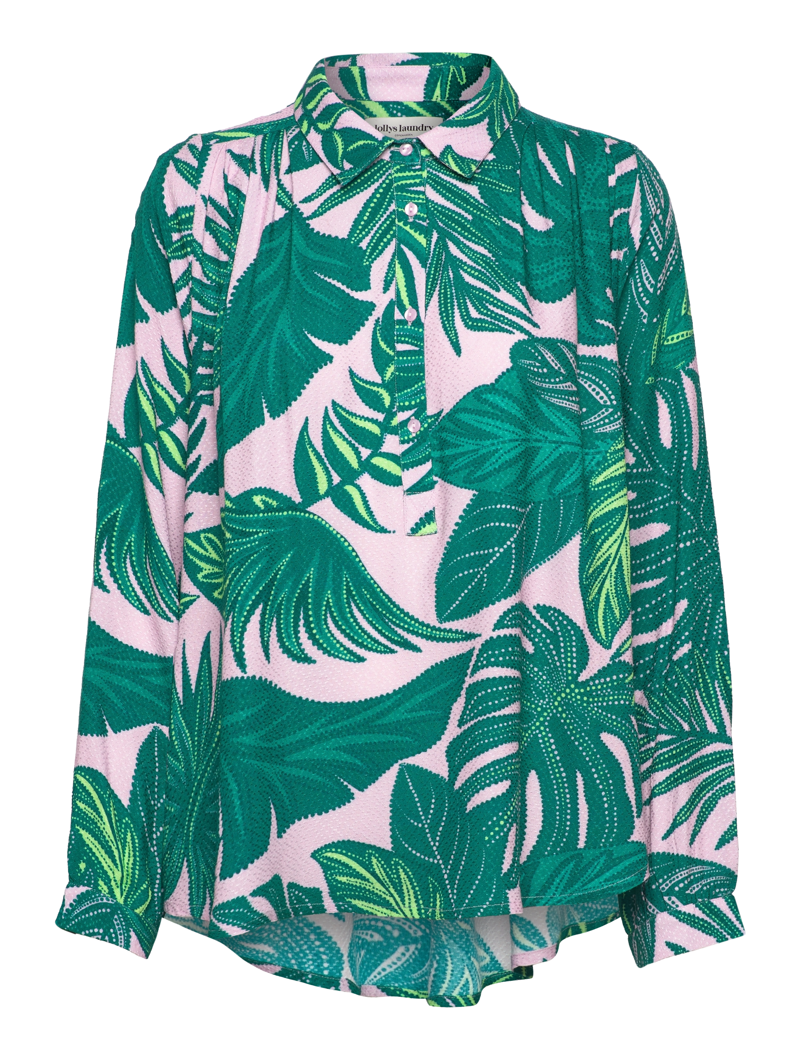 Lollys Laundry LariLL Shirt LS - Bluser & Skjorter - GREEN / green
