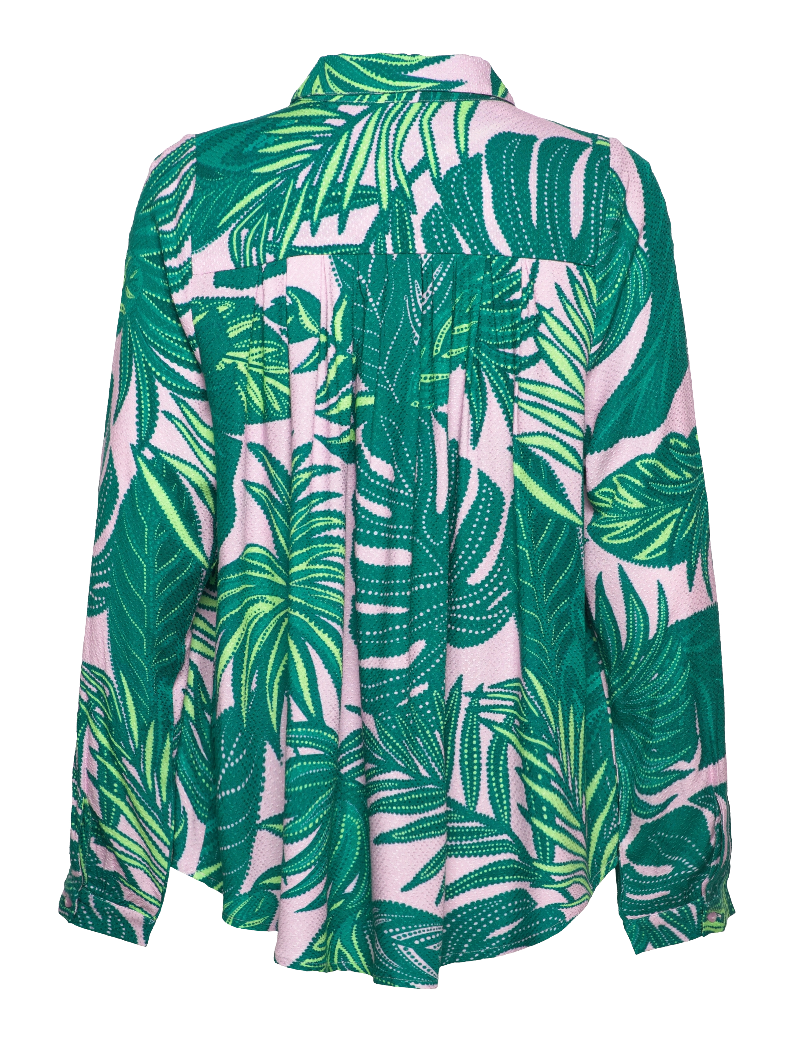 Lollys Laundry - LariLL Shirt LS - langærmede skjorter - green - 1