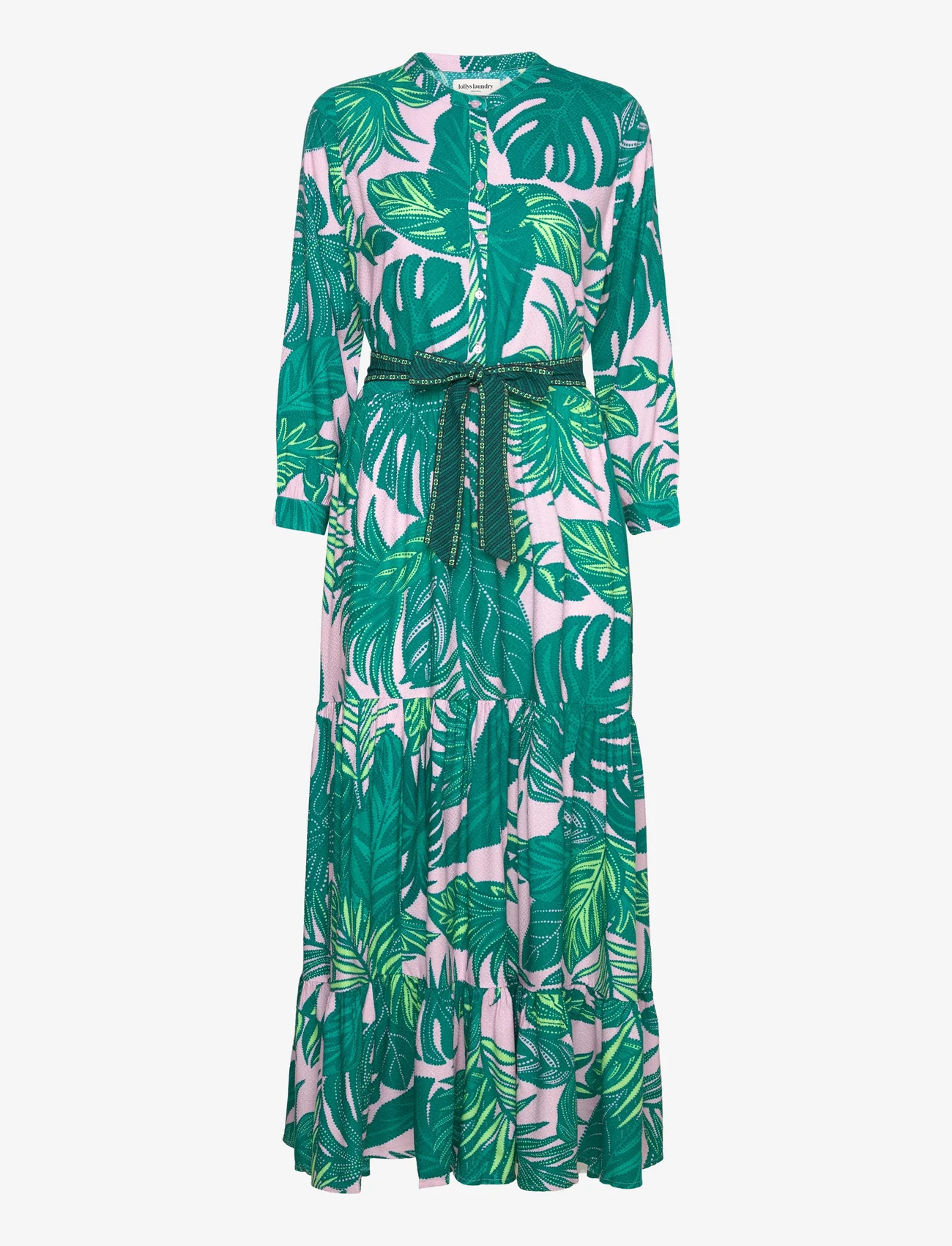 Lollys Laundry - NeeLL Maxi Dress - vasarinės suknelės - green - 0