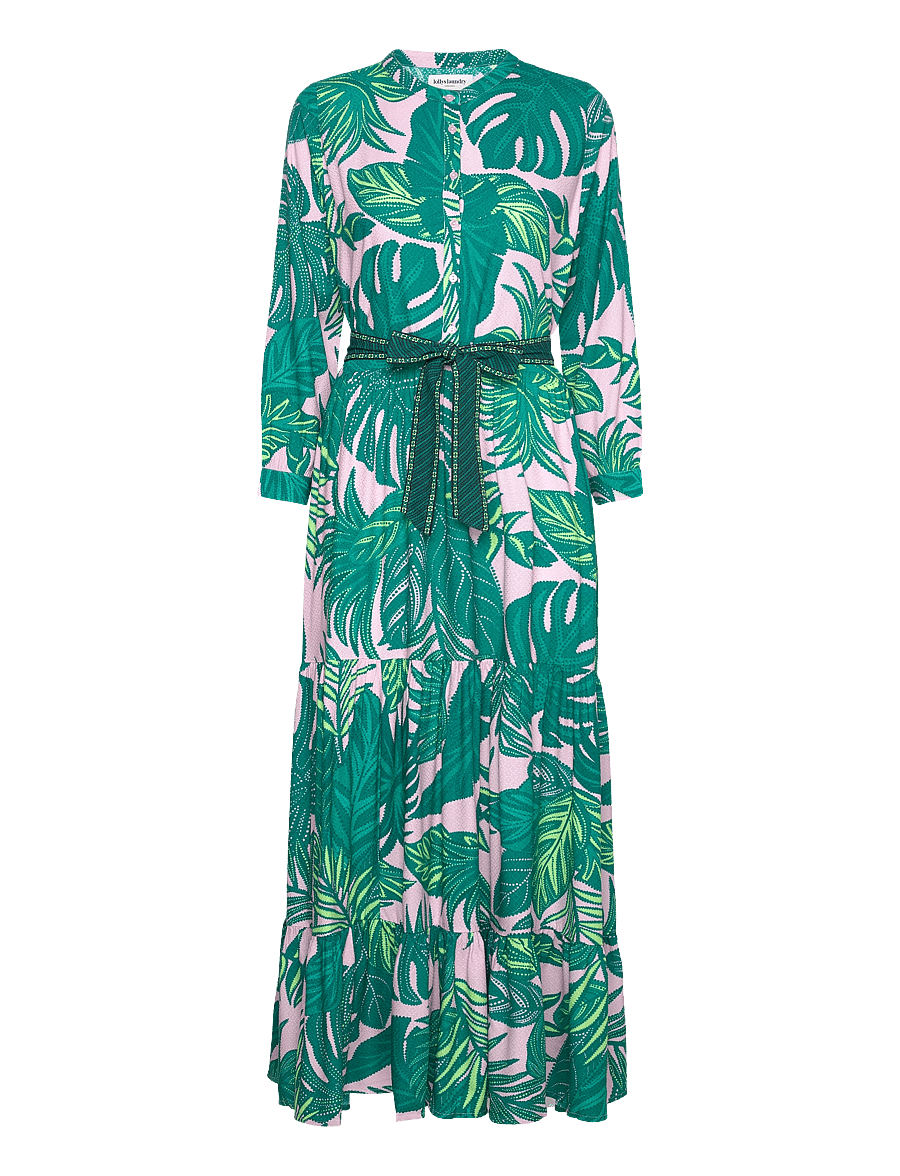 Lollys Laundry - NeeLL Maxi Dress - sommarklänningar - green - 0