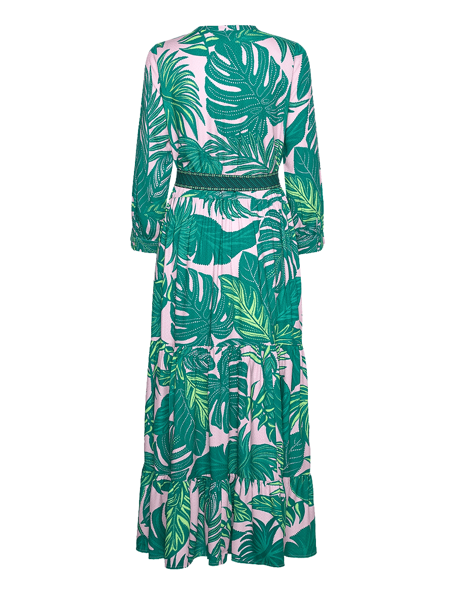 Lollys Laundry - NeeLL Maxi Dress - sommarklänningar - green - 1