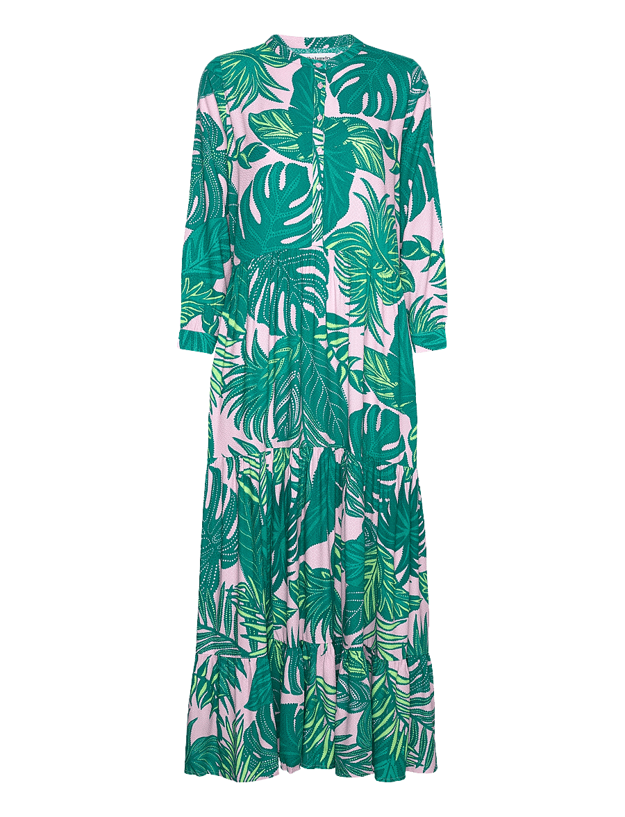 Lollys Laundry - NeeLL Maxi Dress - sommarklänningar - green - 2