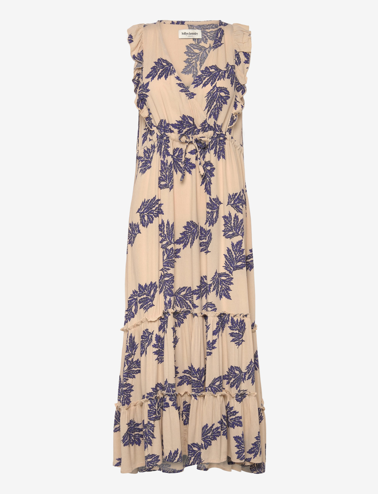 Lollys Laundry - SamoLL Midi Dress SL - sommerkjoler - blue - 0