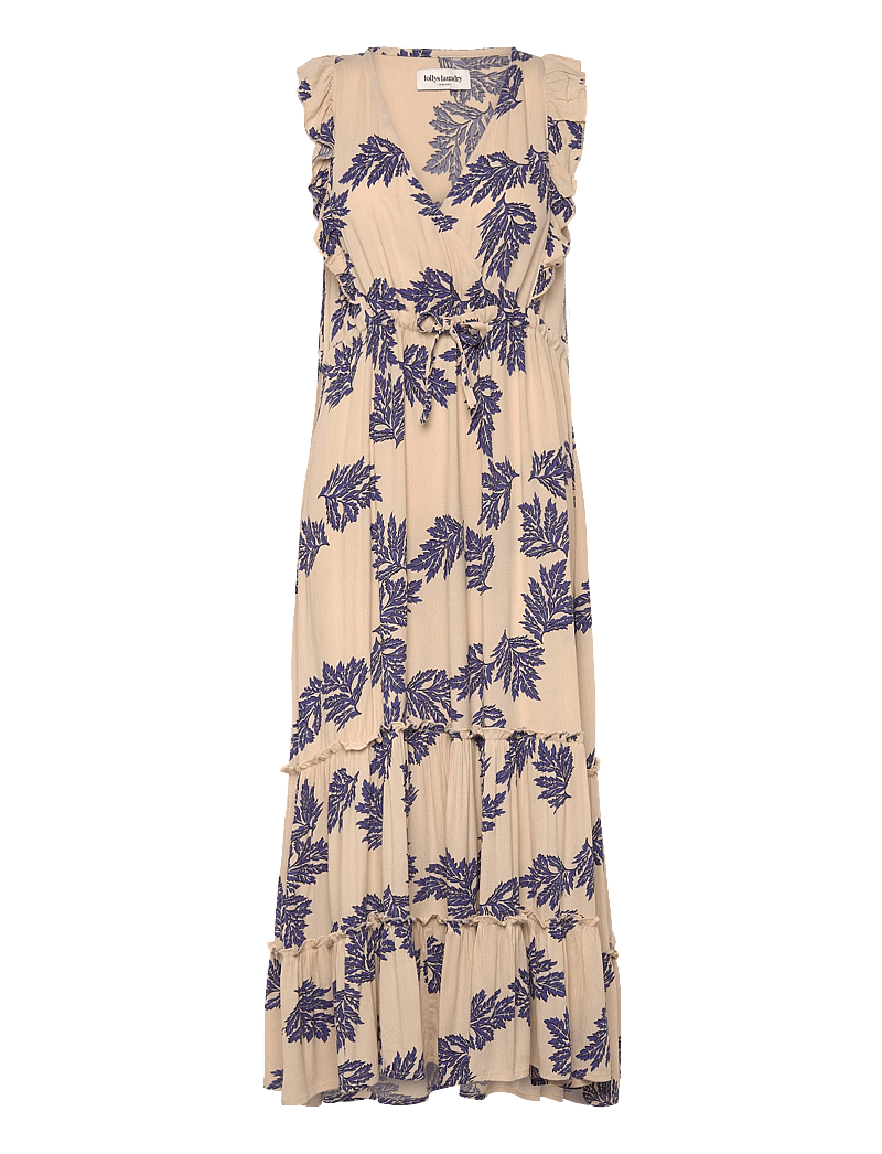 Lollys Laundry - SamoLL Midi Dress SL - sommerkjoler - blue - 0