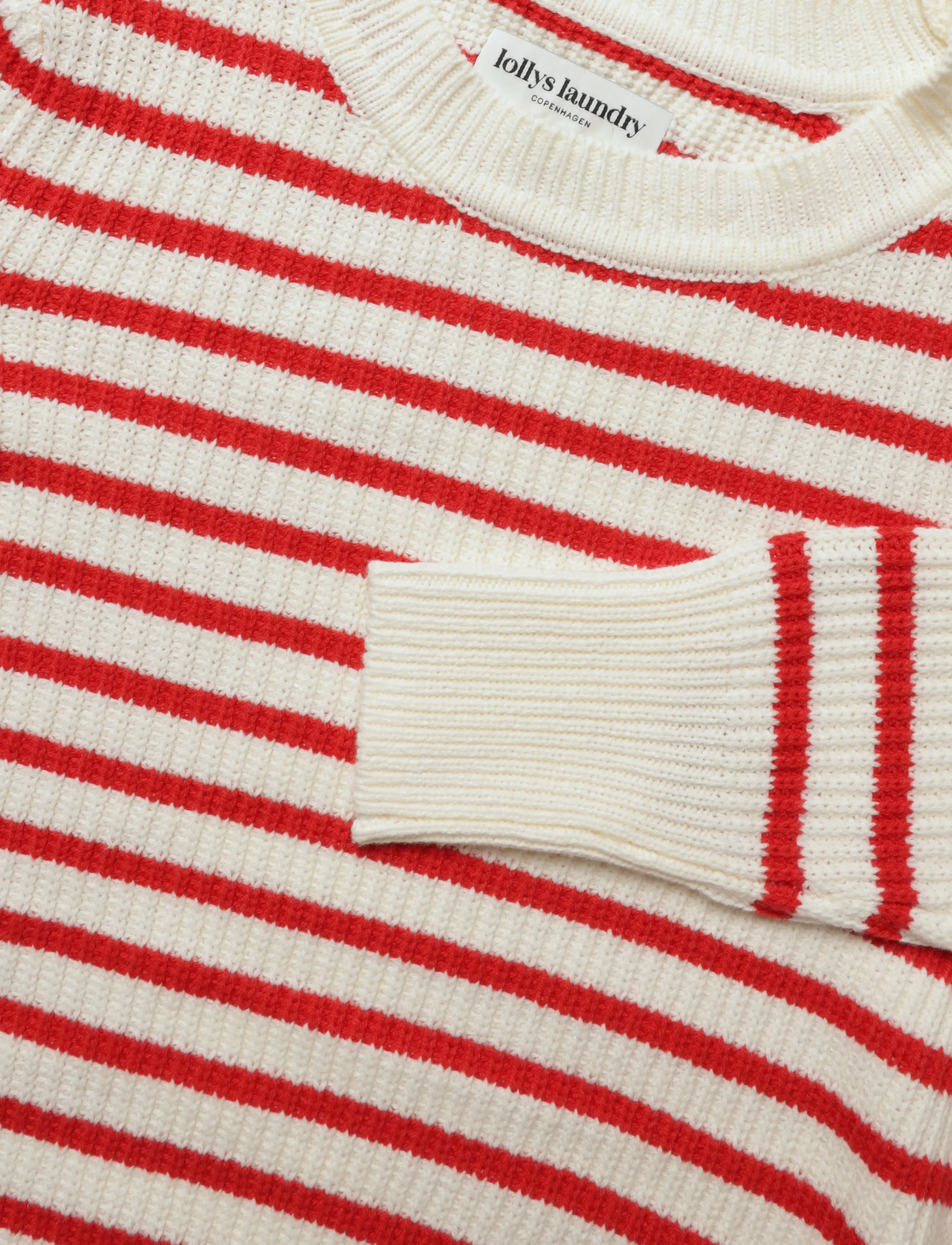 Lollys Laundry - Dane Jumper - striktrøjer - red - 2