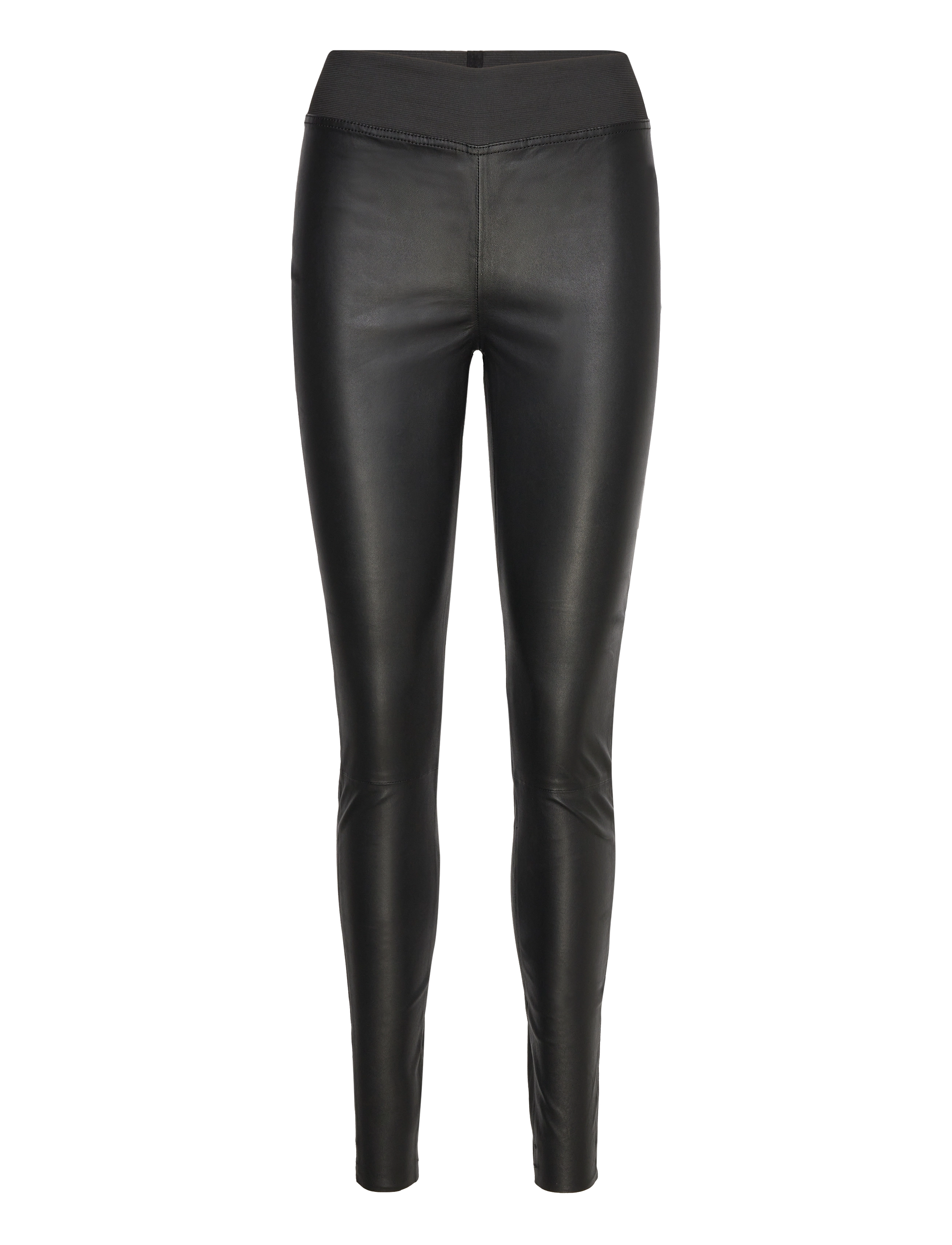 Lollys Laundry Lollyll Leather Legging, XS, Black, Bukser > Leggings-Bukser I Læder, Dame