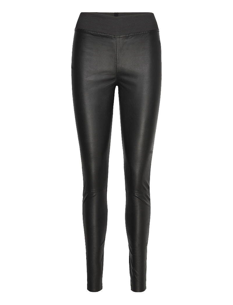 Lollys Laundry - LollyLL Leather Legging - læderbukser - black - 0