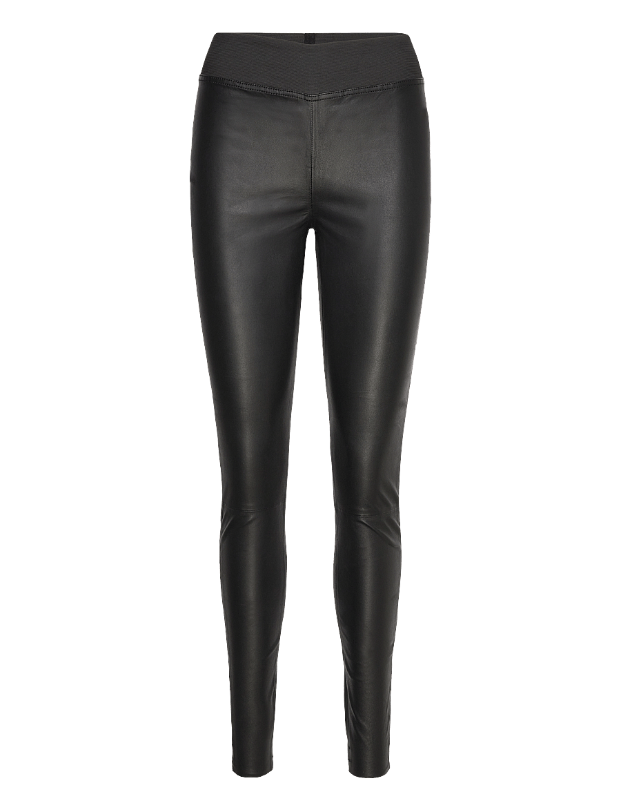 Lollys Laundry - LollyLL Leather Legging - lederhosen - black - 0