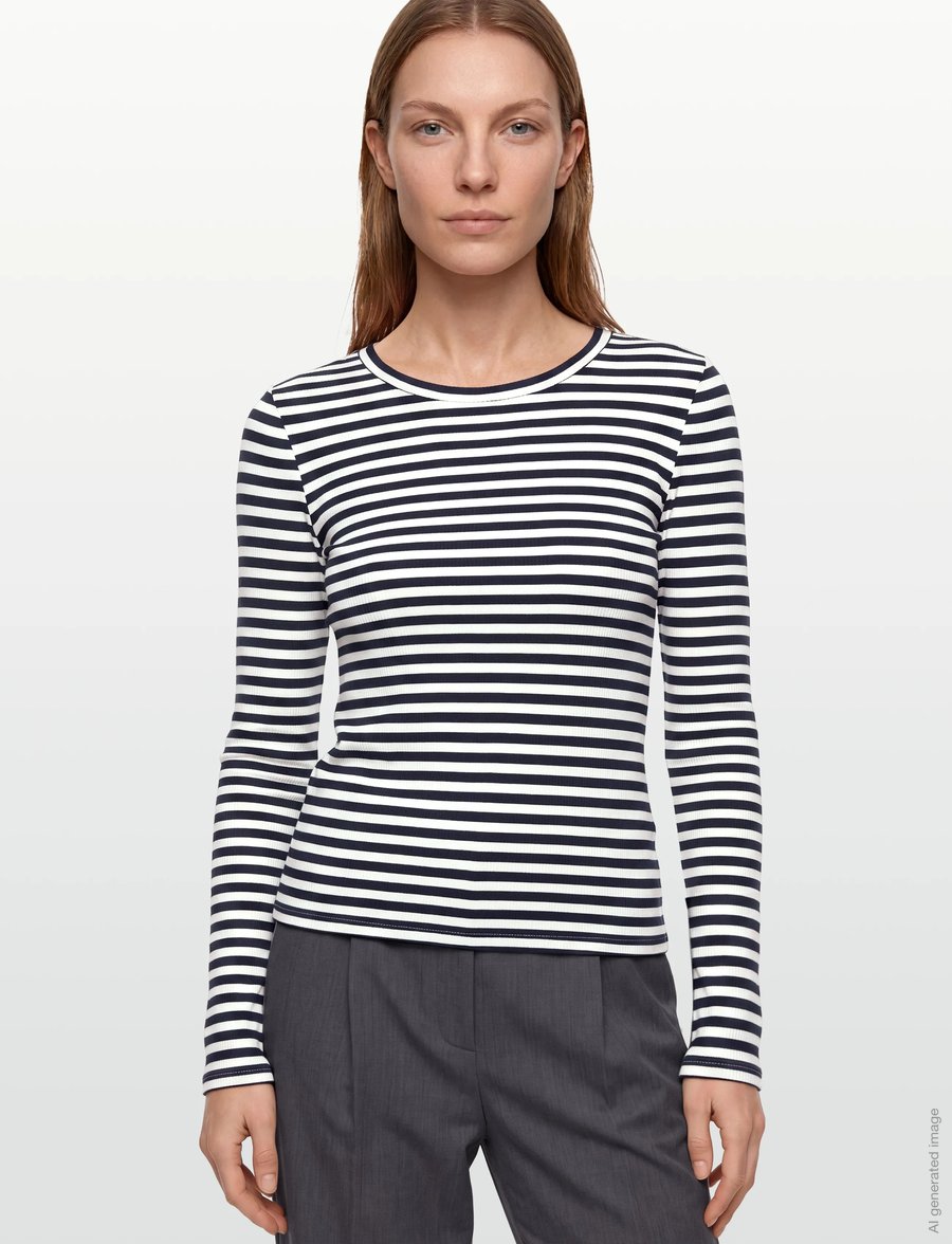 Lollys Laundry - MayellaLL Top LS - langärmlige tops - navy - 3