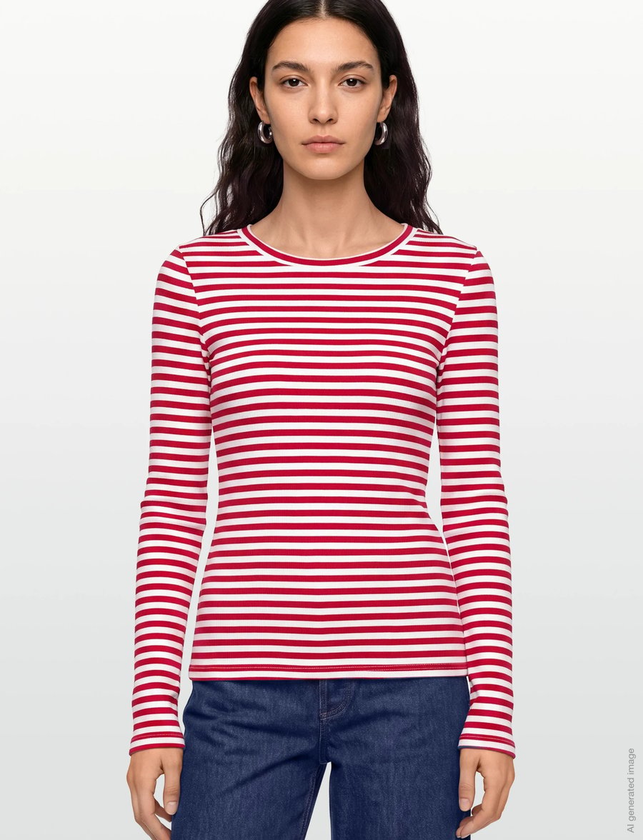 Lollys Laundry - MayellaLL Top LS - langærmede toppe - red - 3