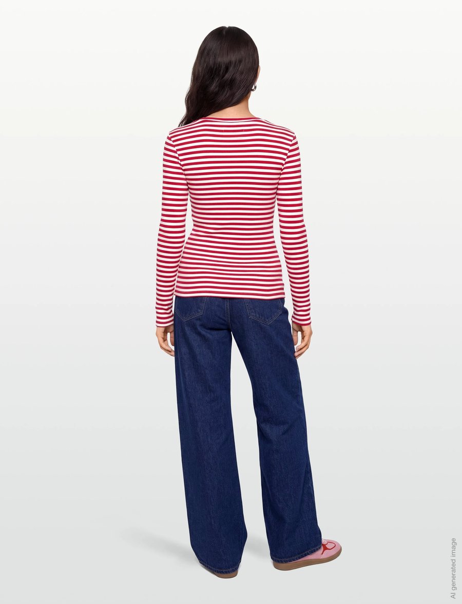 Lollys Laundry - MayellaLL Top LS - langærmede toppe - red - 4