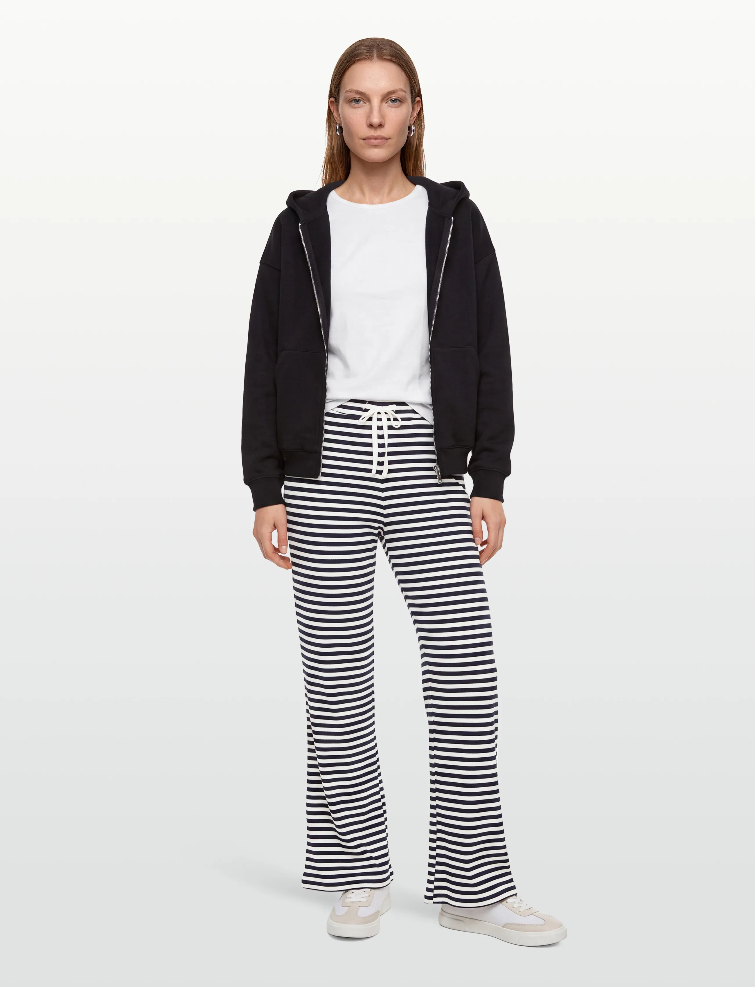 Lollys Laundry Ritall Pant, L, Navy, Bukser > Flared, Dame