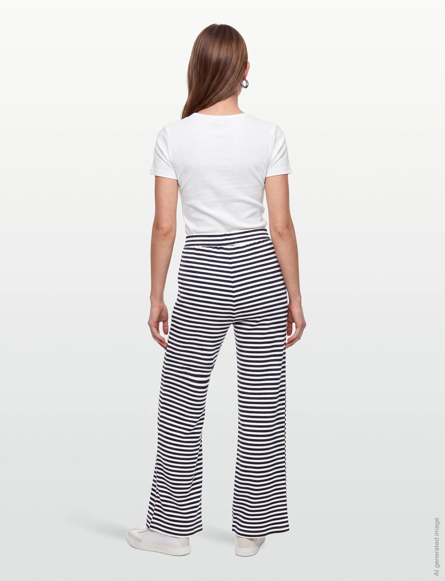 Lollys Laundry - RitaLL Pant - flare bukser - navy - 4