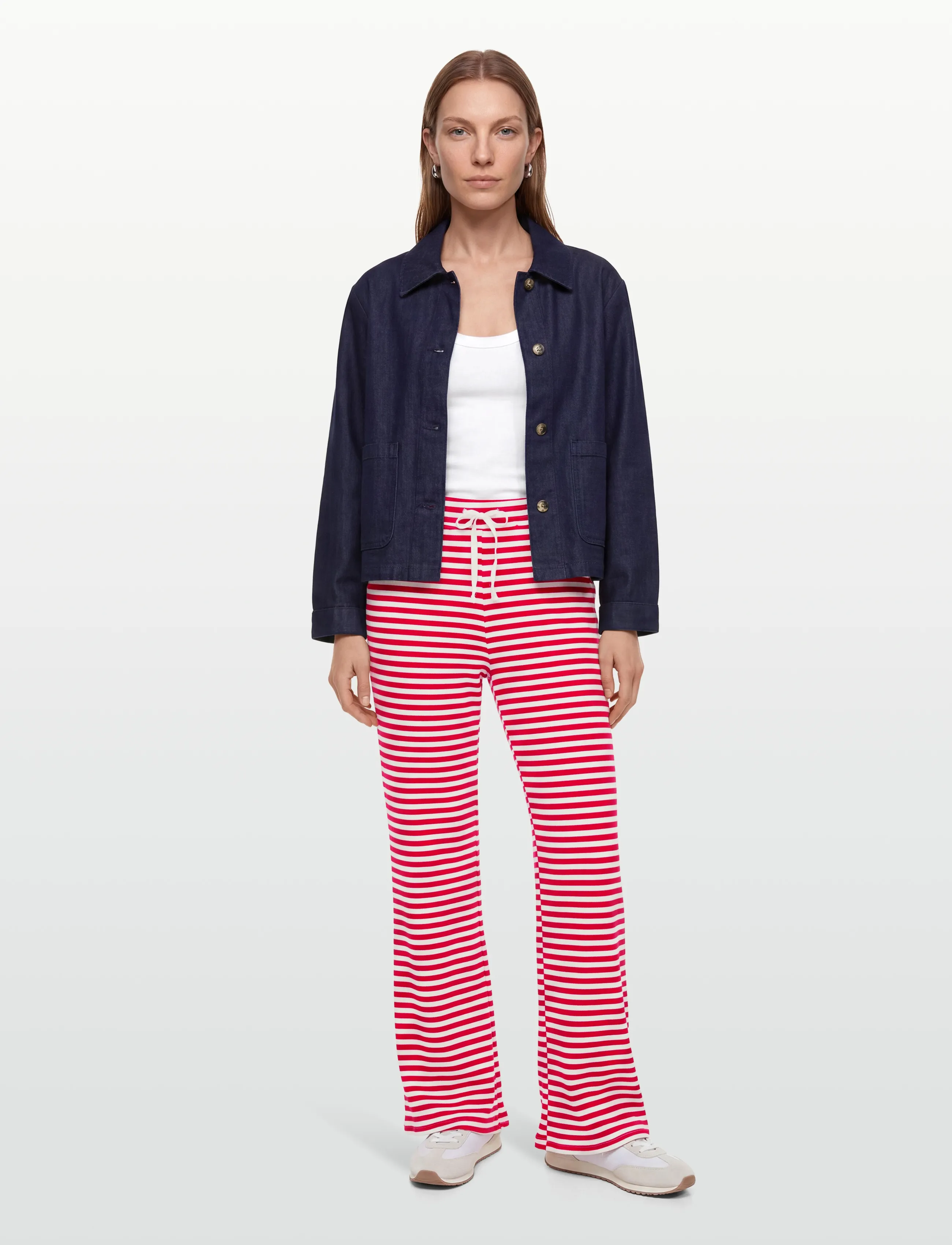 Lollys Laundry Ritall Pant, S, Red, Bukser > Flared, Dame