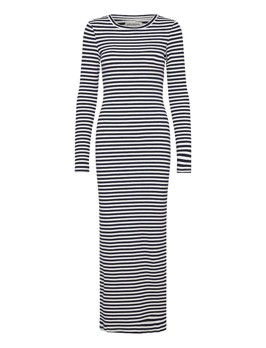 Lollys Laundry - ChristineLL Maxi Dress LS - etuikleider - navy - 0