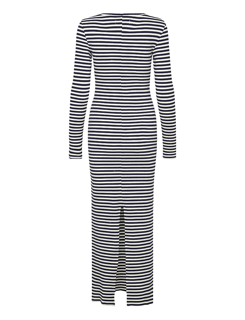 Lollys Laundry - ChristineLL Maxi Dress LS - fodralklänningar - navy - 1