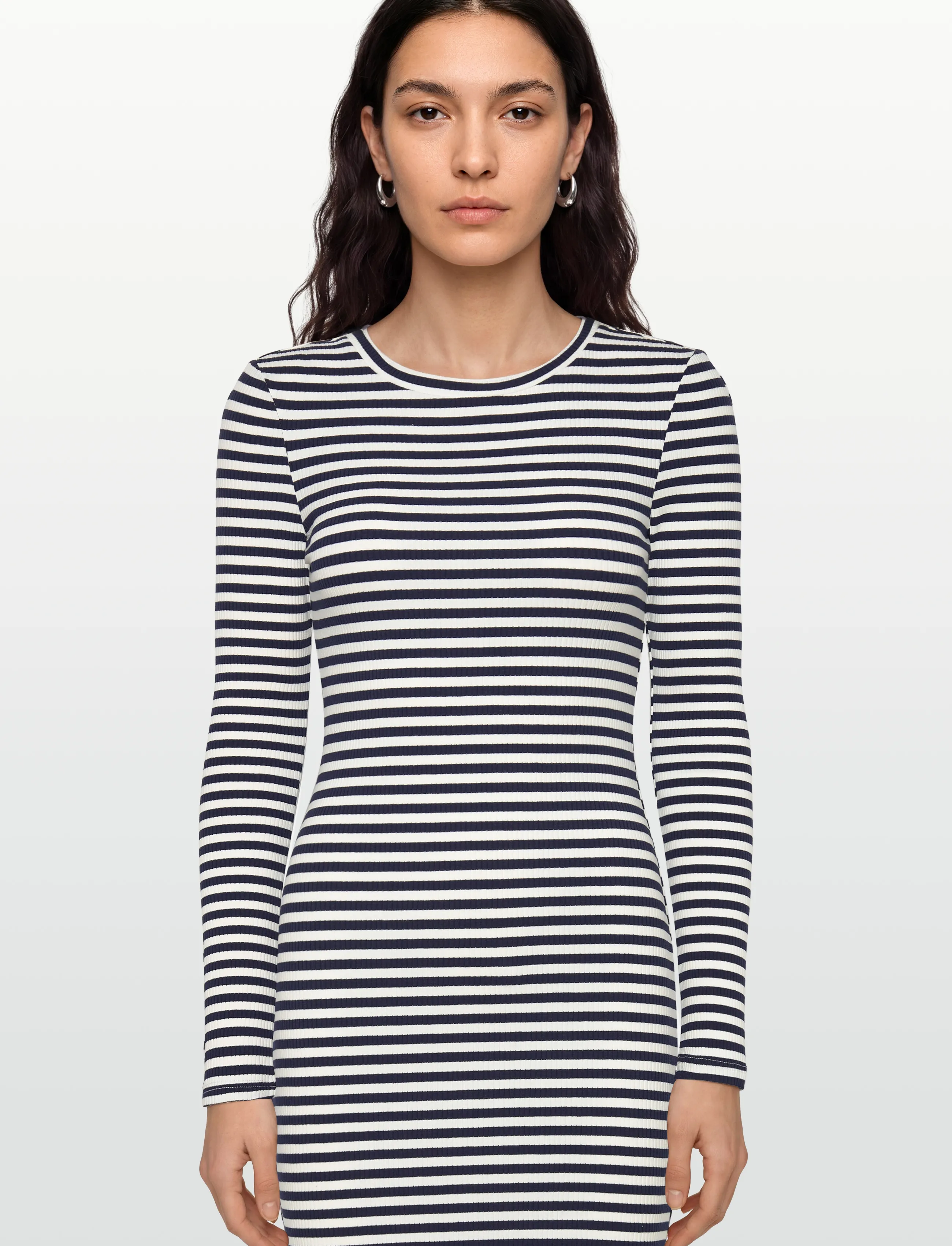 Lollys Laundry - ChristineLL Maxi Dress LS - bodycon dresses - navy - 3