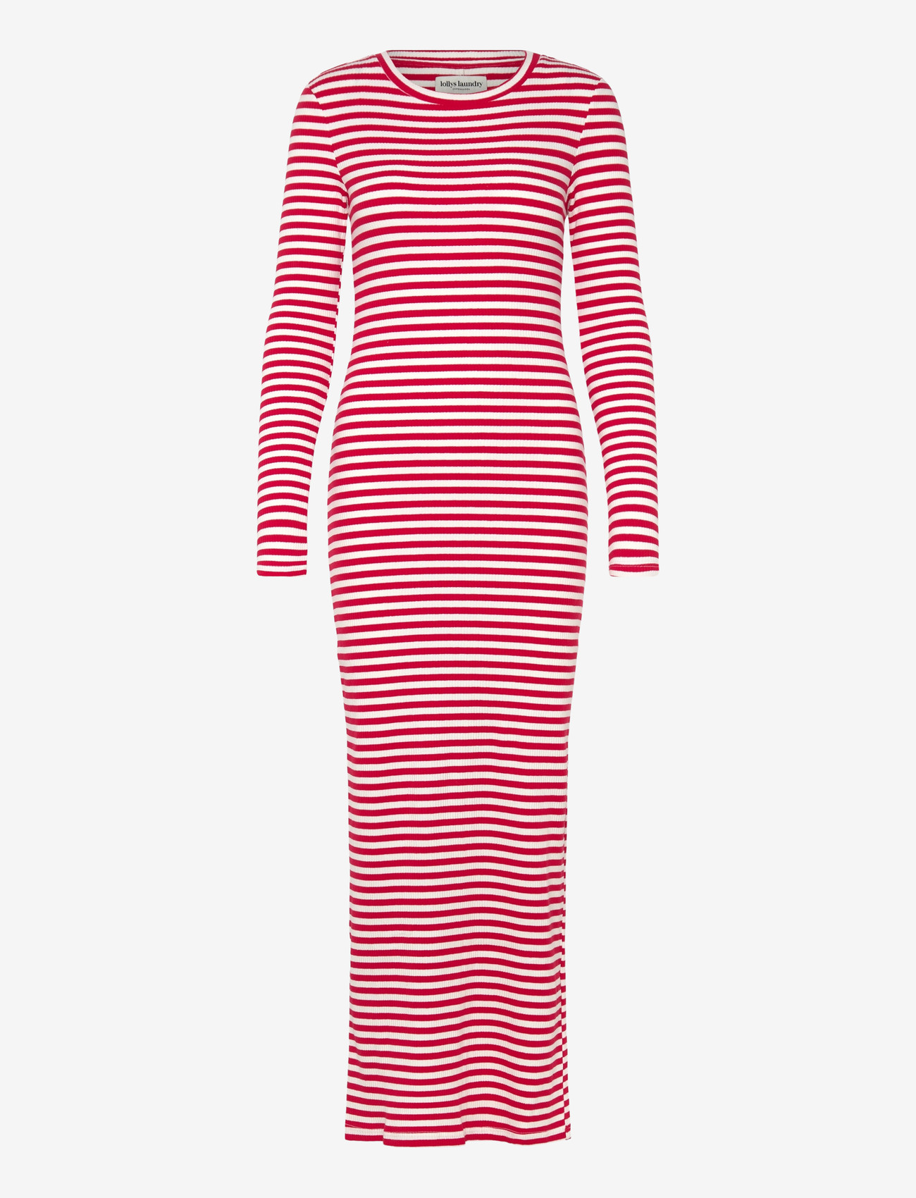 Lollys Laundry - ChristineLL Maxi Dress LS - liibuvad kleidid - red - 0