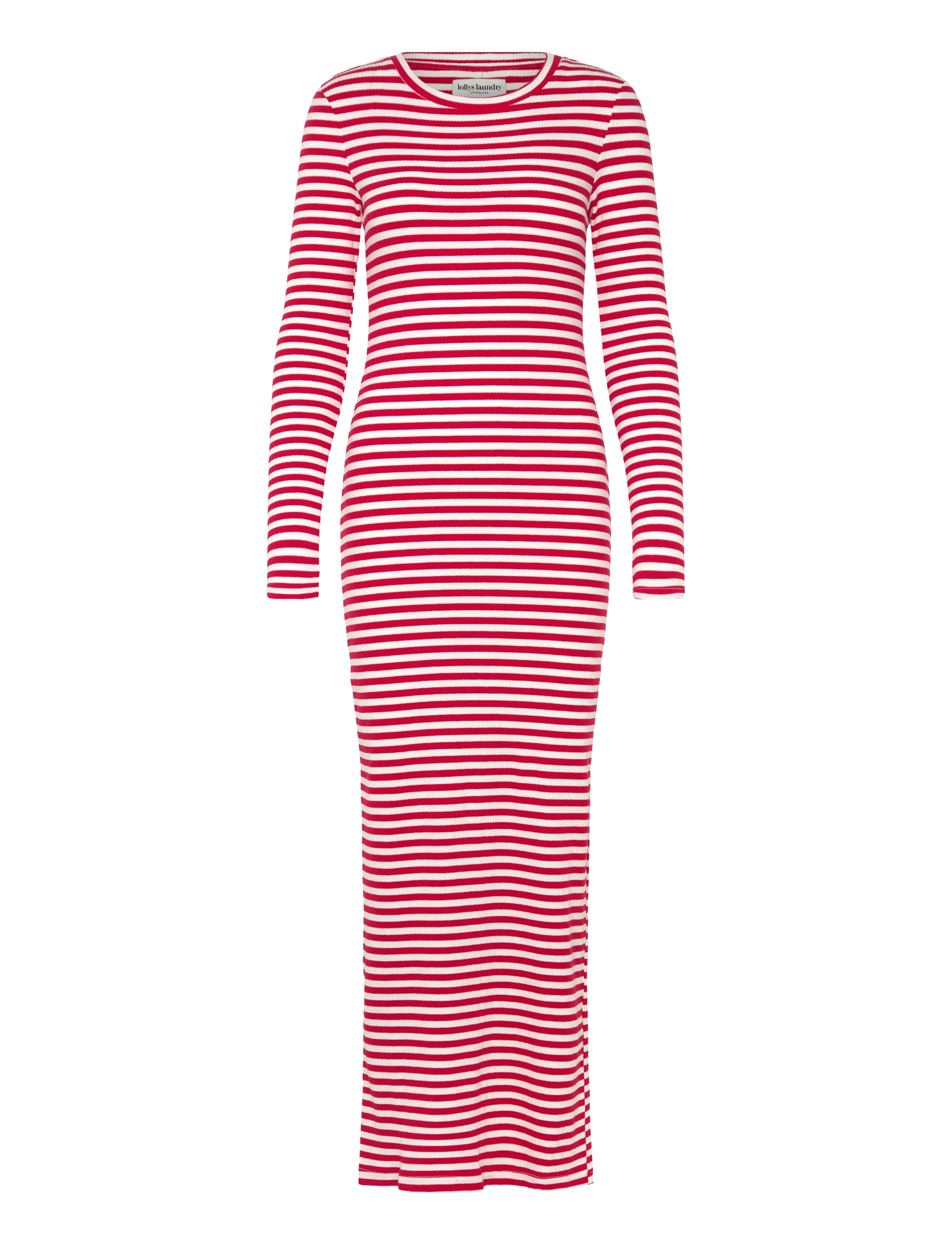Lollys Laundry ChristineLL Maxi Dress LS - Stramme kjoler - RED / red