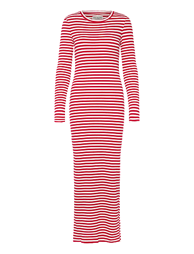 Lollys Laundry ChristineLL Maxi Dress LS - Mekot - RED / red