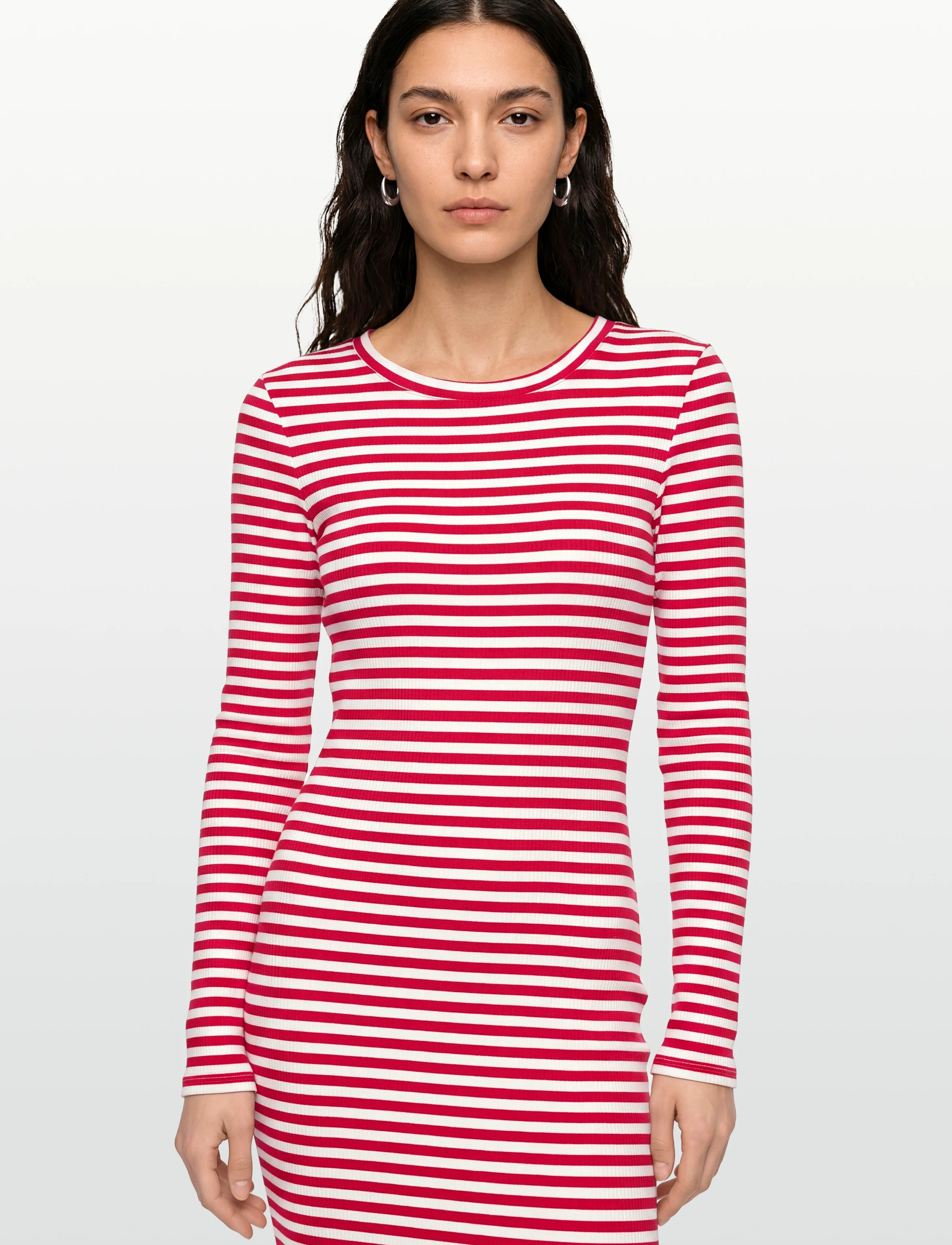 Lollys Laundry - ChristineLL Maxi Dress LS - liibuvad kleidid - red - 3