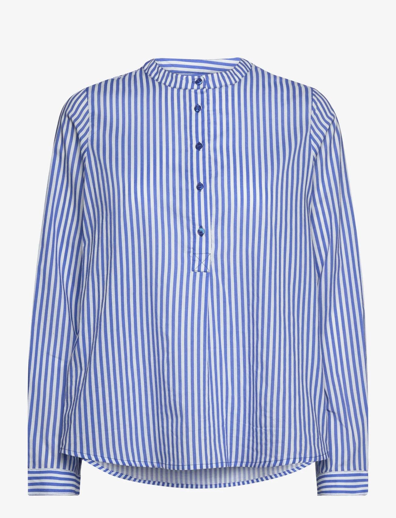 Lollys Laundry - LuxLL Shirt LS - pitkähihaiset kauluspaidat - stripe - 0