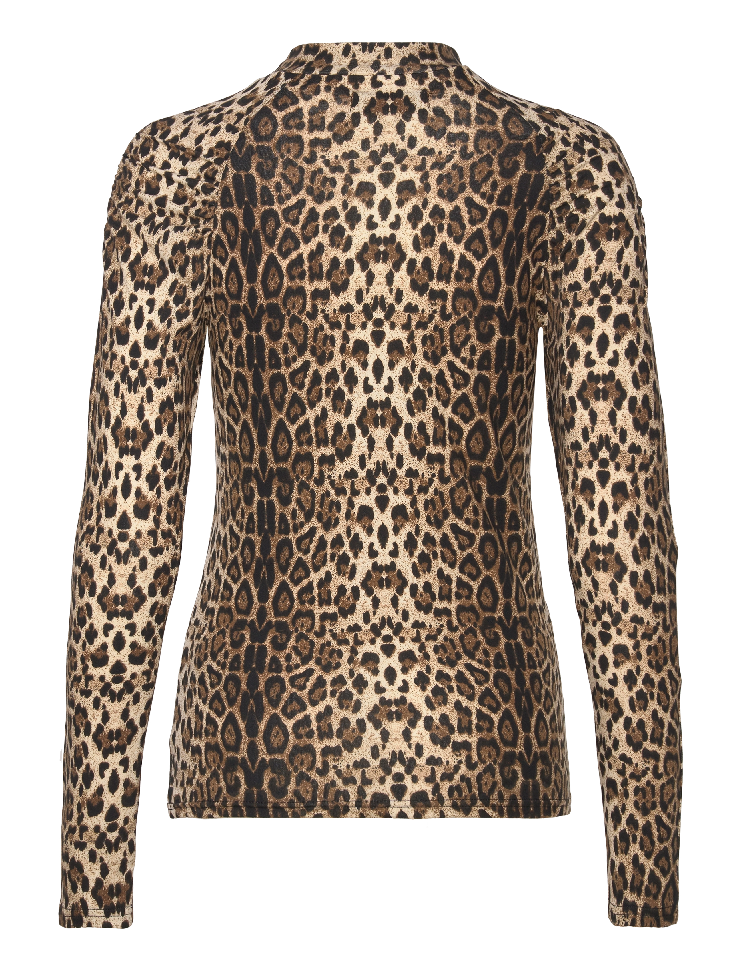 Lollys Laundry - Ellen Blouse - pikkade varrukatega alussärgid - leopard print - 1