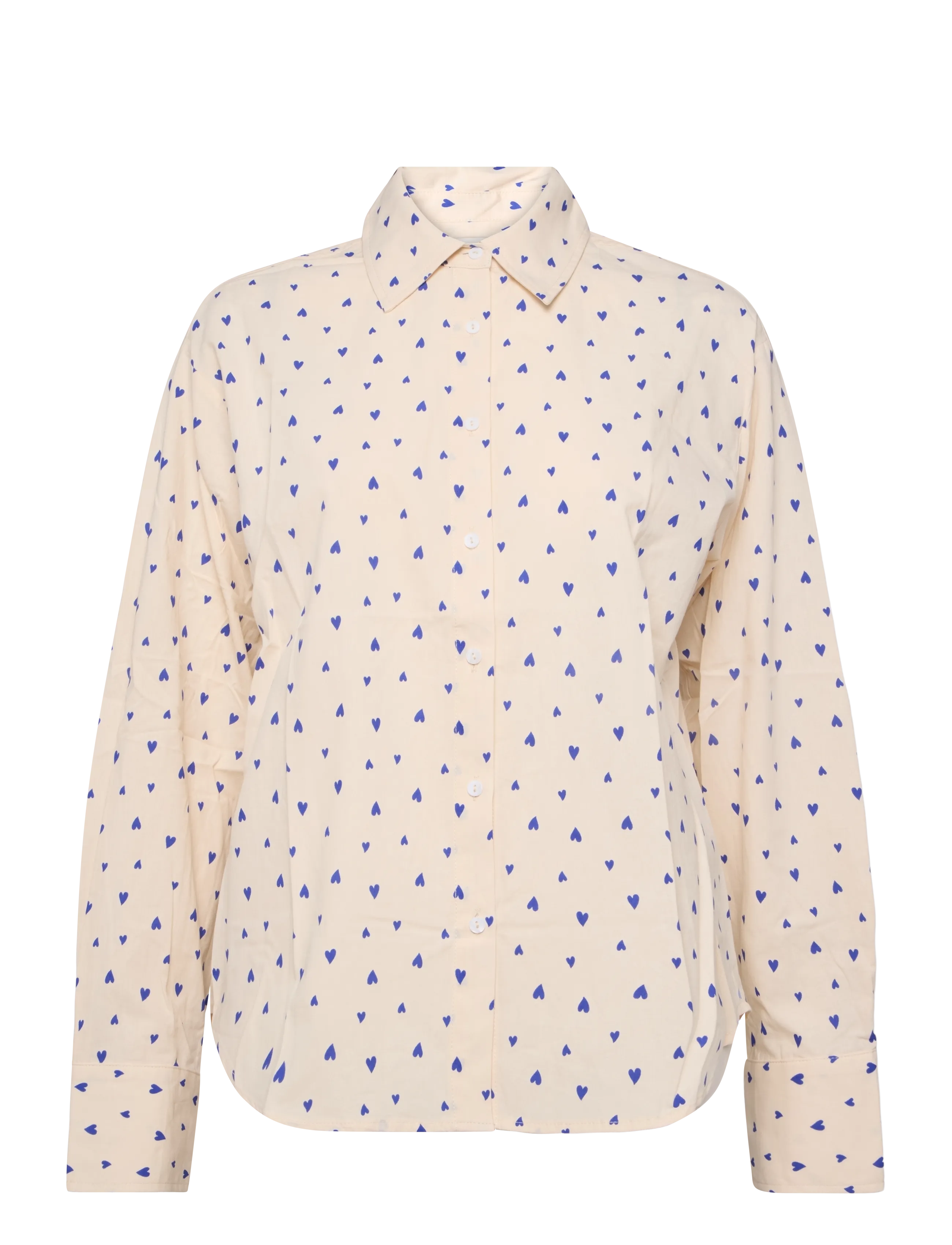Lollys Laundry BleekerLL Shirt LS - Danska märken - BLUE / cream